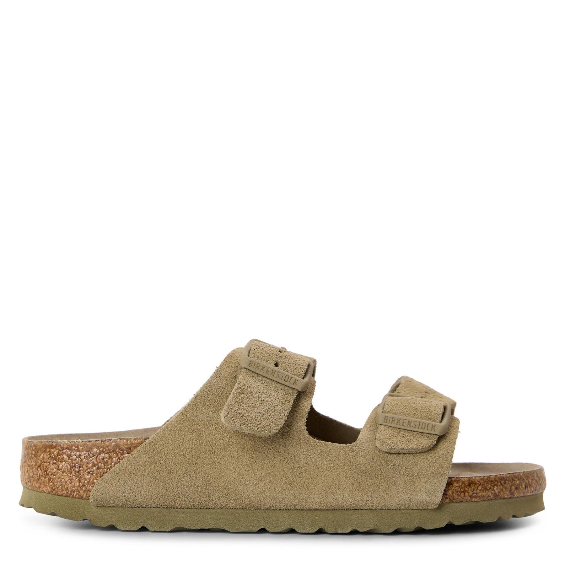 Birkenstock Men's Faded Khaki Arizona Sft Footb 5 (38) In Green