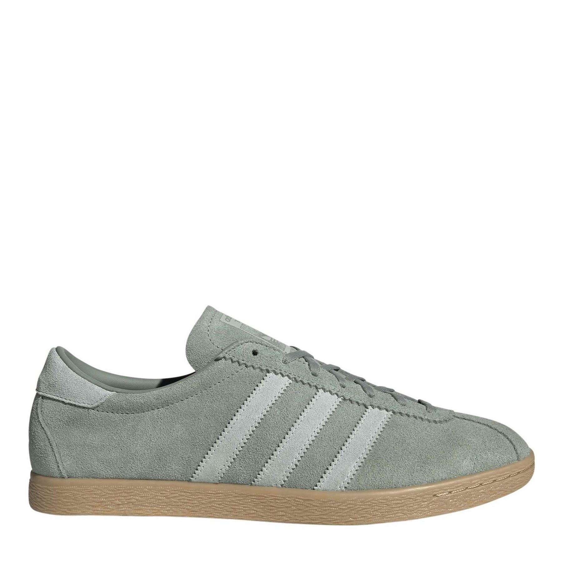Adidas Originals Men's Silver/Green Tobacco Shoes 7.5 (41.3) In Grey