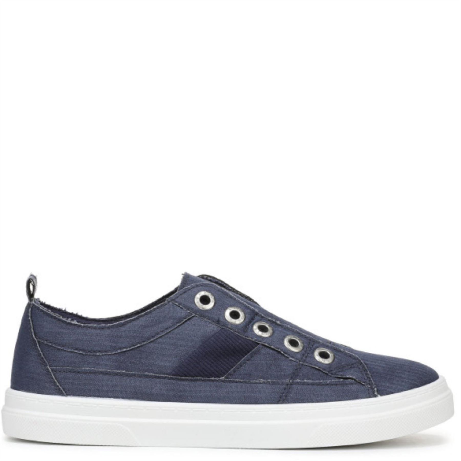 Blowfish Malibu Women's Newport Navy Hangout Slip On Trainers 6 (39) In Blue