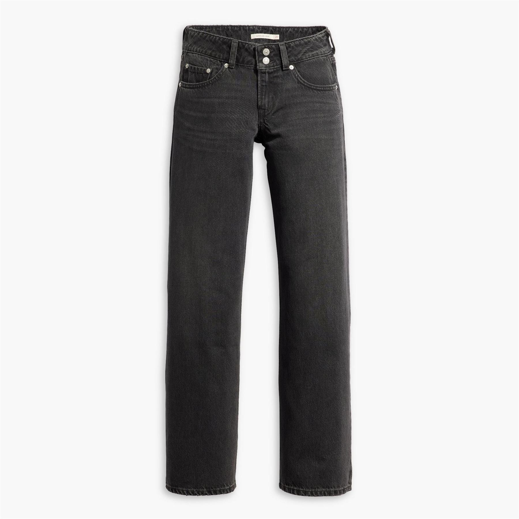 Levis Women's Mic Dropped Superlow Loose 29 L34 In Grey