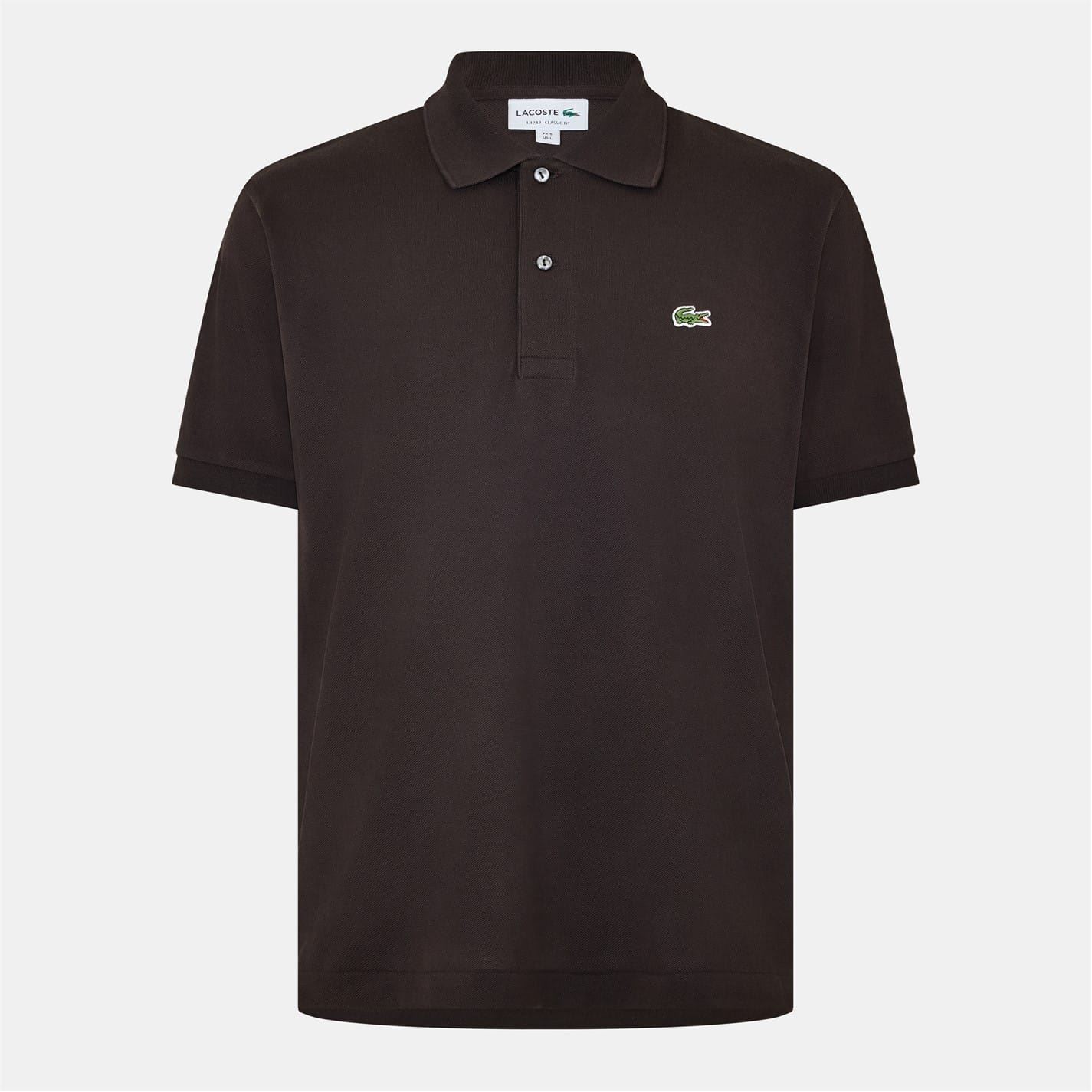 Lacoste Men's Port Skb Classic Short Sleeve Polo Shirt Xl In Brown