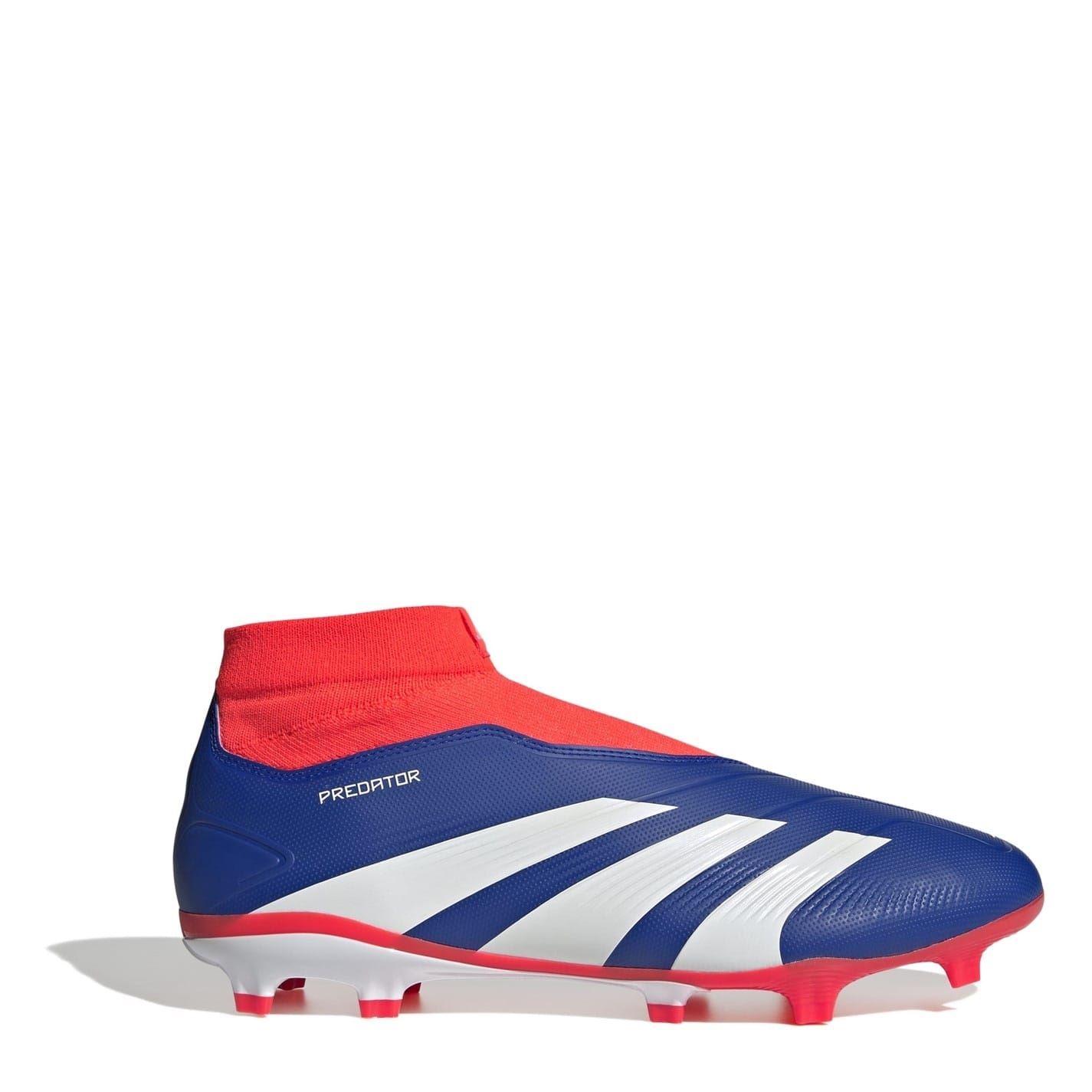 Adidas Blue Predator 24 League Laceless Firm Ground Football Boots 7.5 (41.3) In