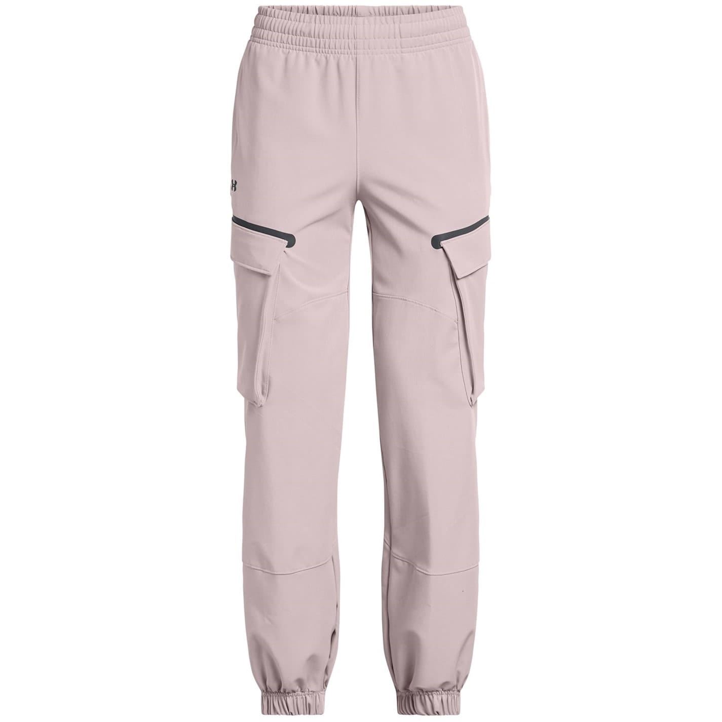 Under Armour Women's Grey Unstoppable Solid Patterned Cargo Joggers 12 (M) In