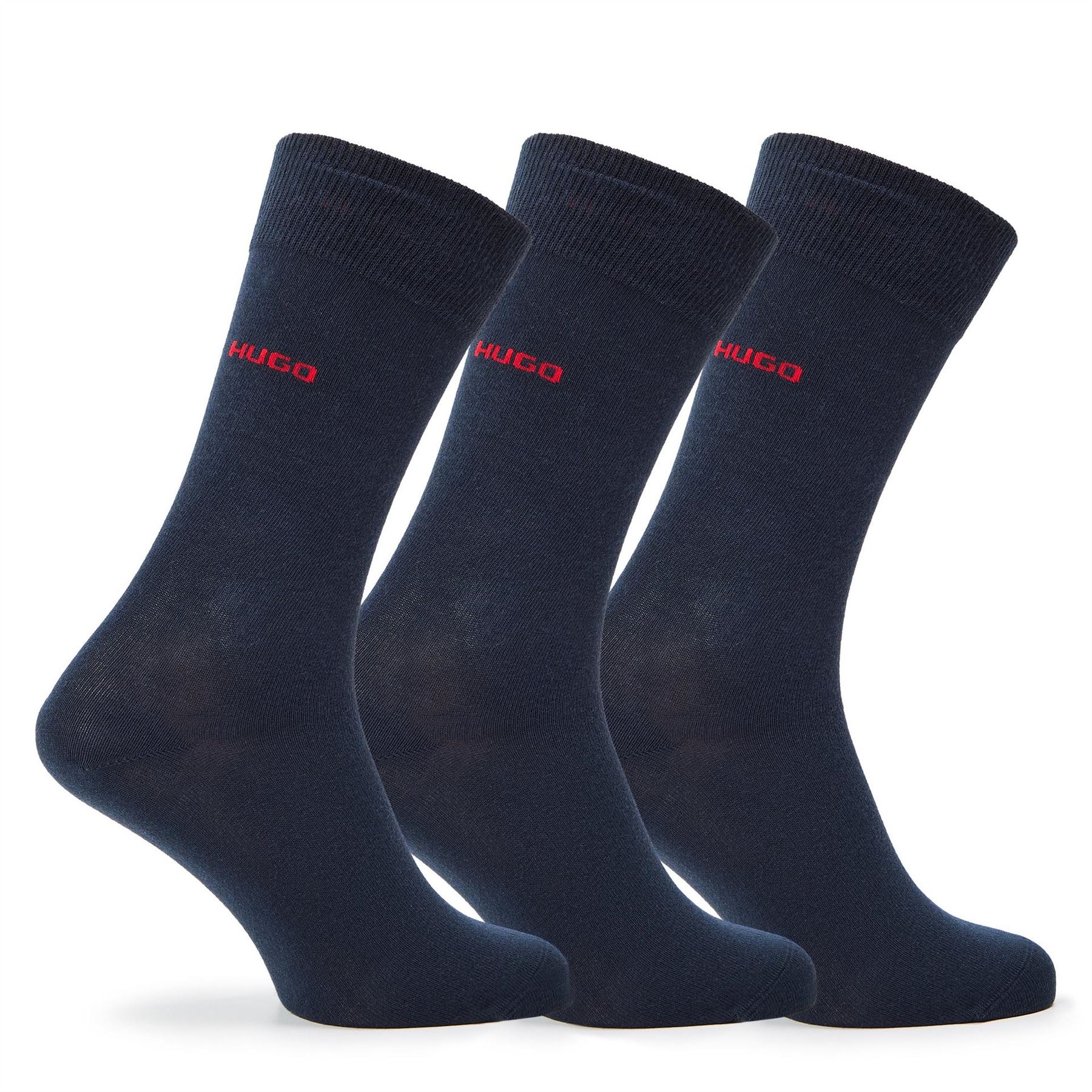 Boss Men's Dark Blue 3P Rs Uni Cc 10242922 01 Ankle Sock 5.5 - 8 In Blue