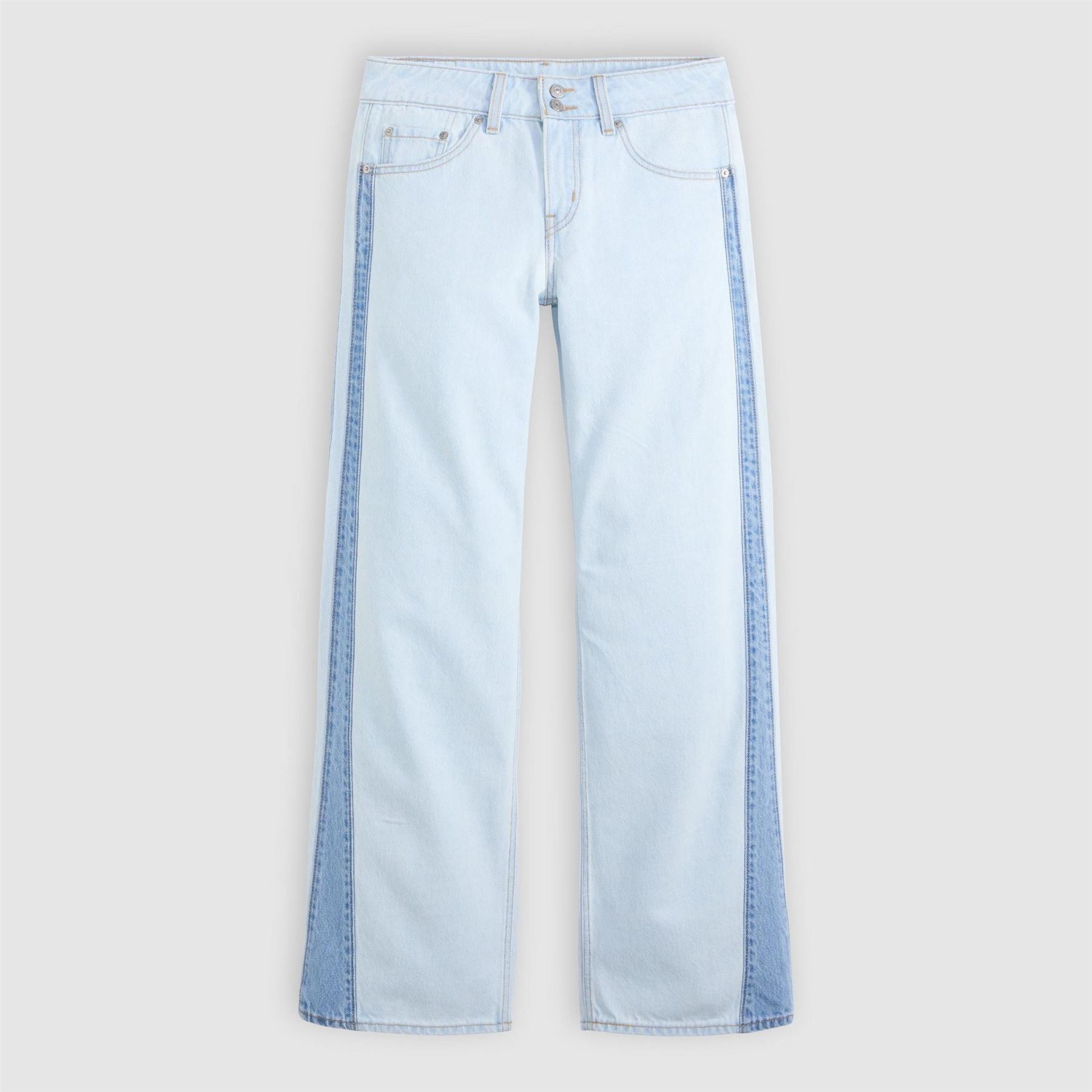 Levis Women's Stripe Hype Superlow Loose 30 L30 In Blue