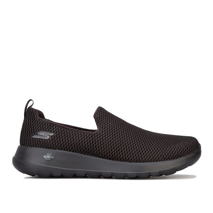 Men's Skechers Go Walk Max Slip On Cushioned Breathable Trainers in Black | eBay