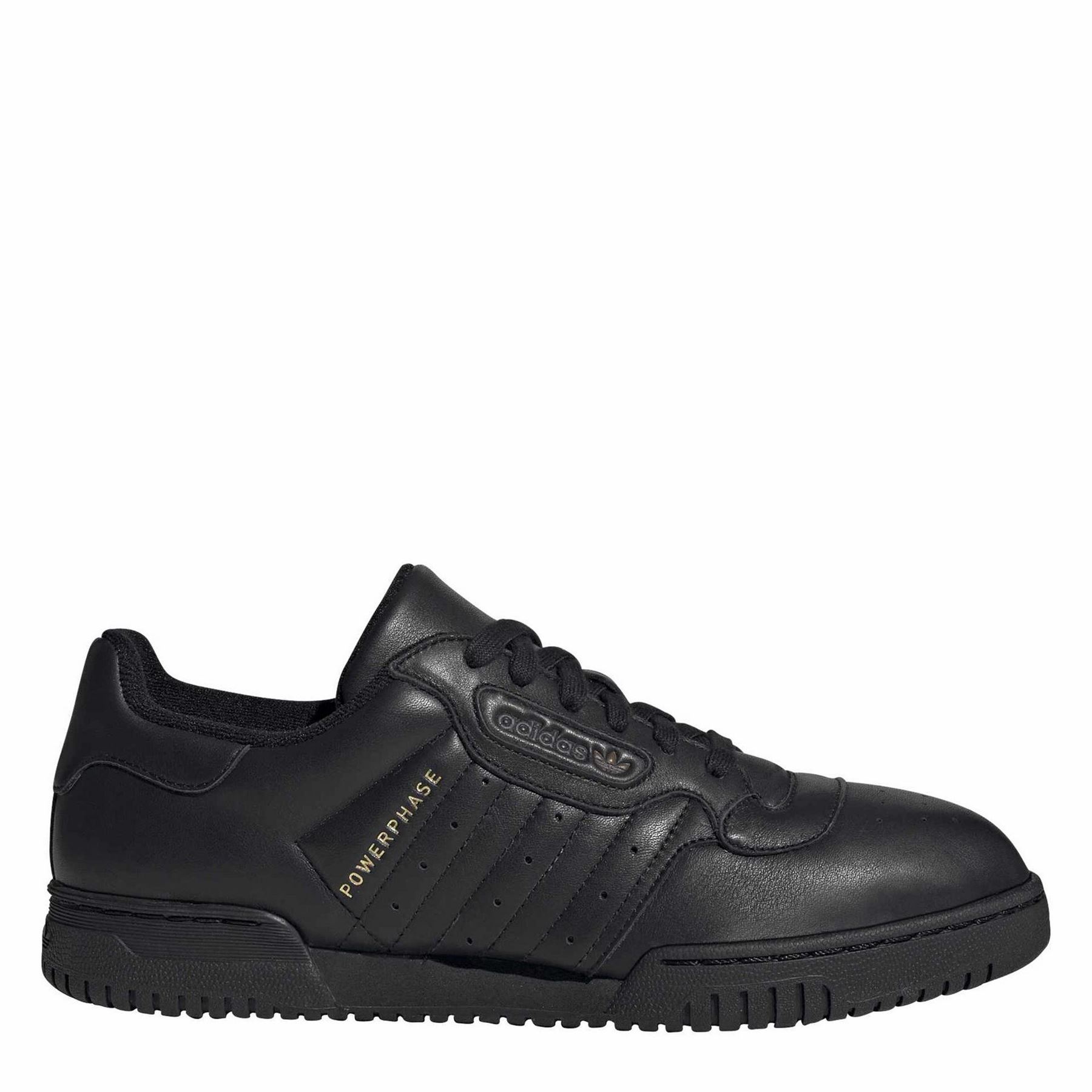 Adidas Originals Men's Core Black Powerphase Sh 8.5 (42.7) In Black