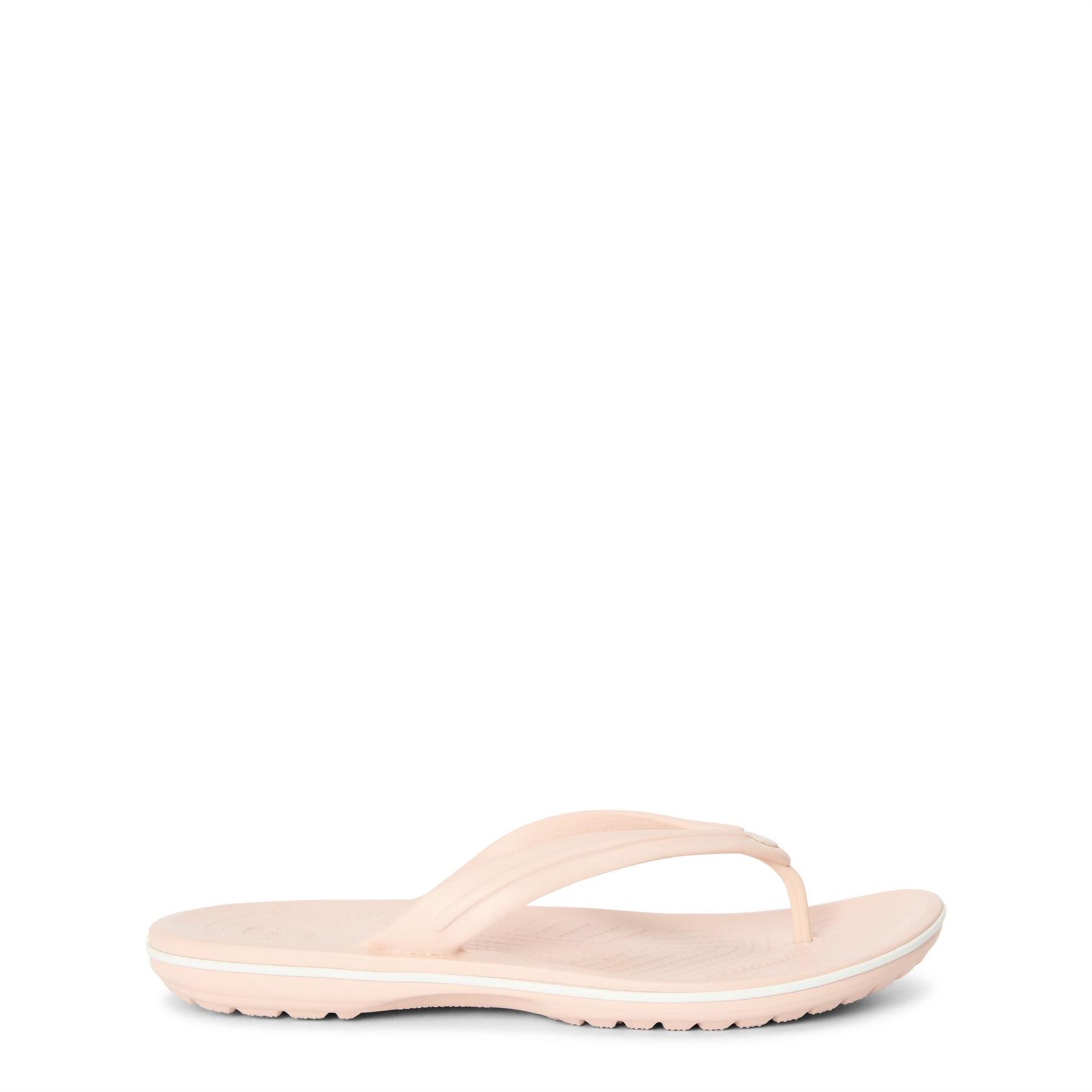 Crocs Women's Off White Flip Flop M9/W10 In White