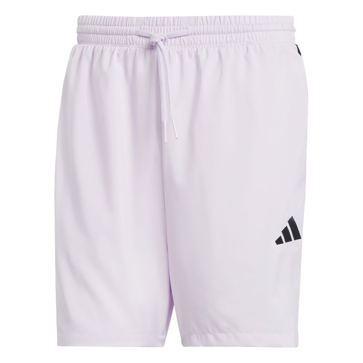 Adidas Men's Purple Essentials 3 Stripes Shorts Xl In