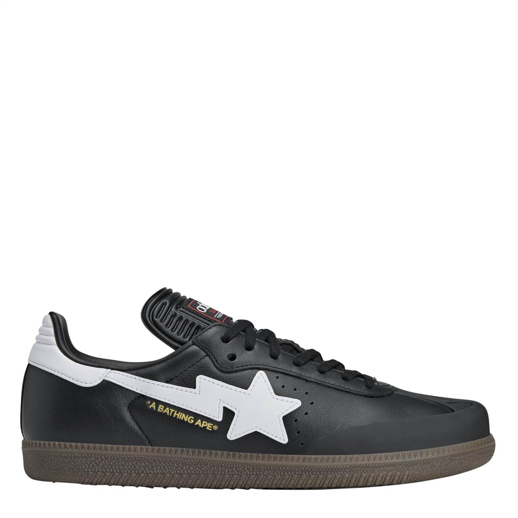 Adidas Originals Men's Core Black/Wht Bape Samba Tr 7.5 (41.3) In Black