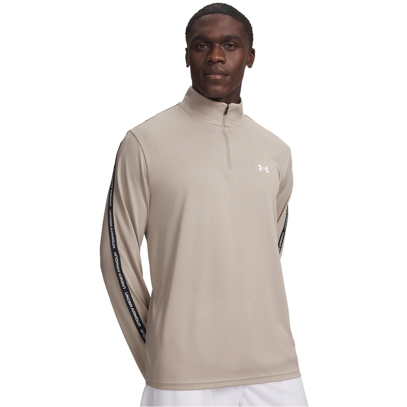 Under Armour Men's Beige Tech™ ½ Zip Long Sleeve M In
