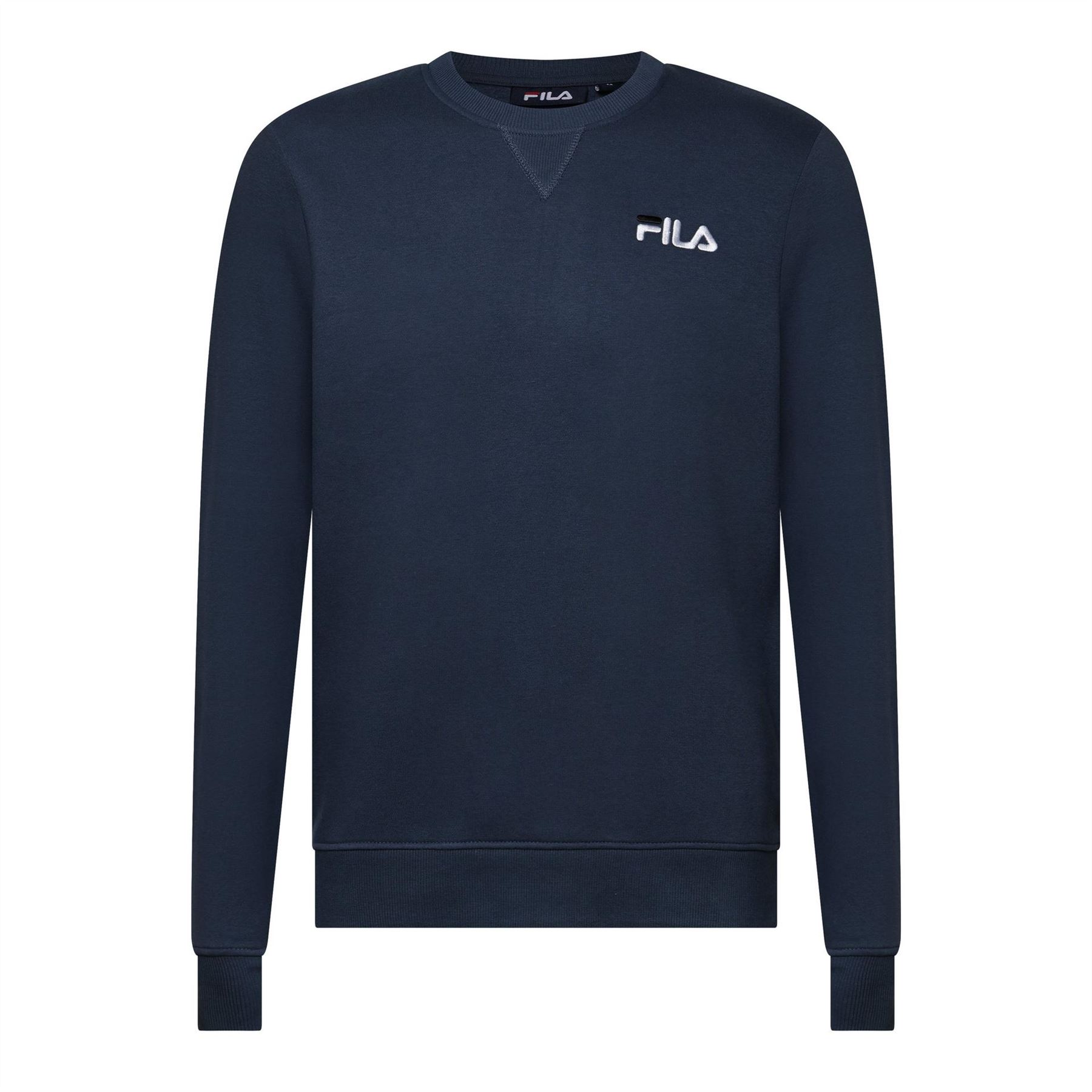 Fila Men's Vintage Indigo Casper Wordmark Crew Neck Long Sleeve Sweatshirt X Large In Blue