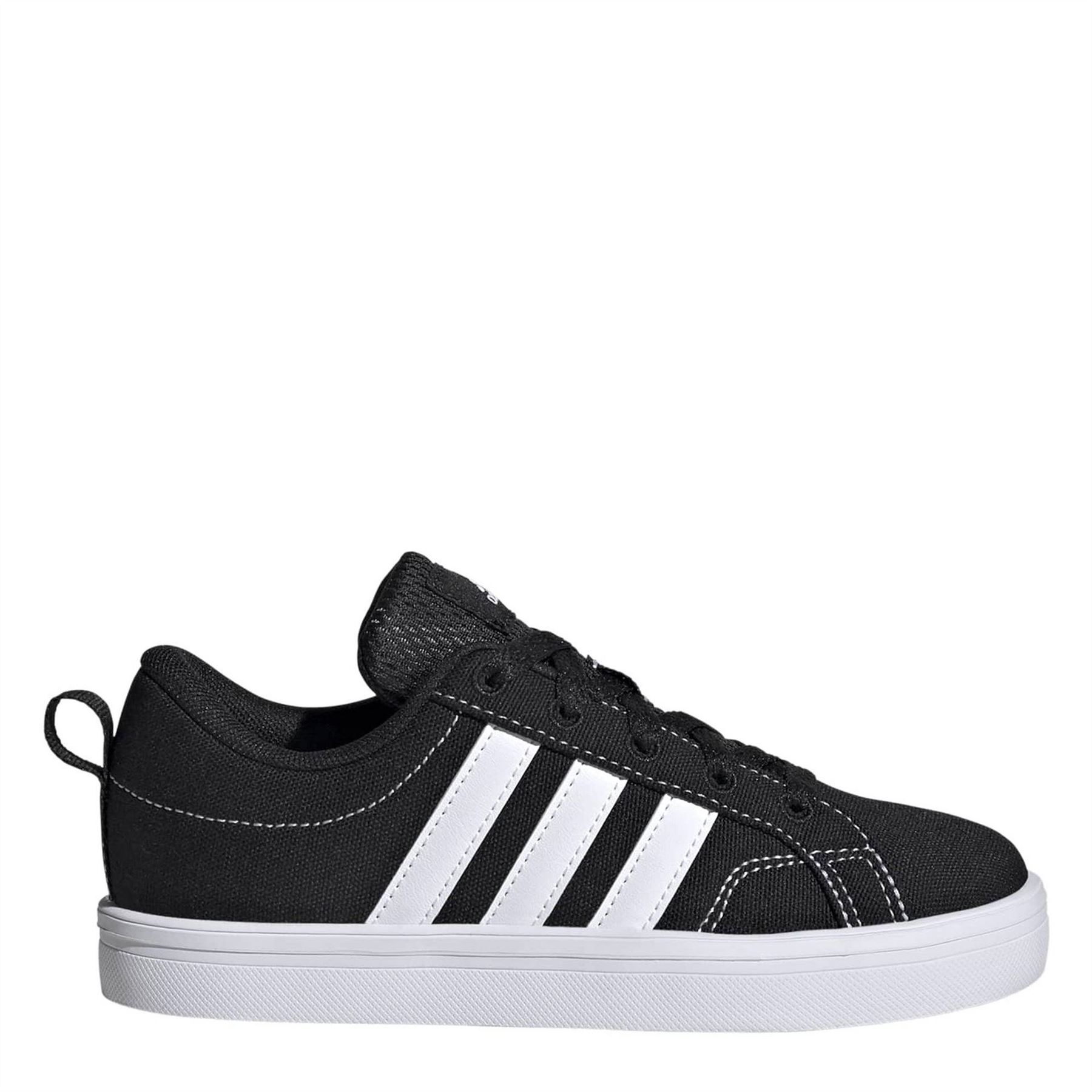 Adidas Unisex Core Black Juniors Vs Pace 2.0 Trainers 3.5 (36) In Black