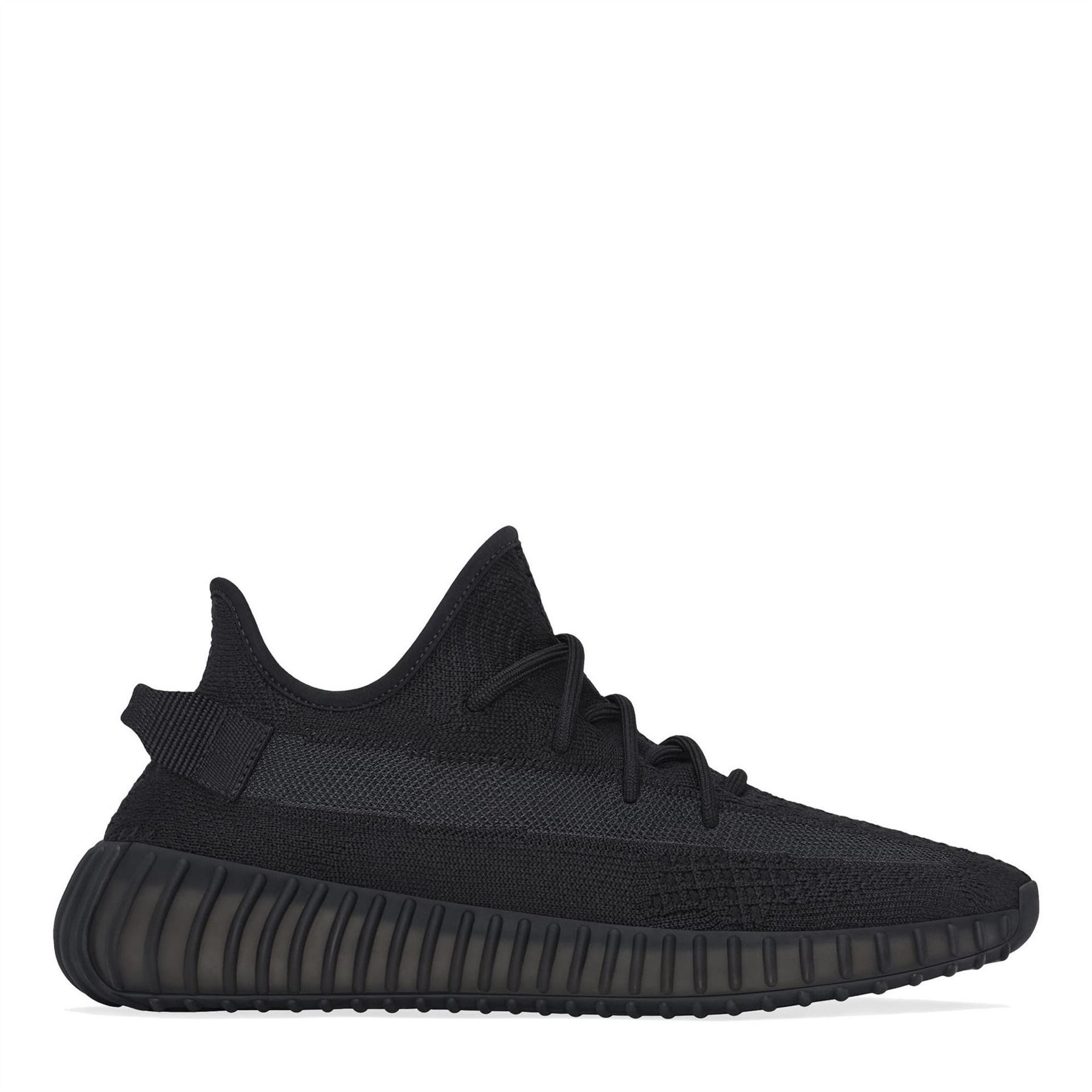 Yeezy Men's Onyx Boost 350 V2 Sneakers 7.5 (41.5) In Black