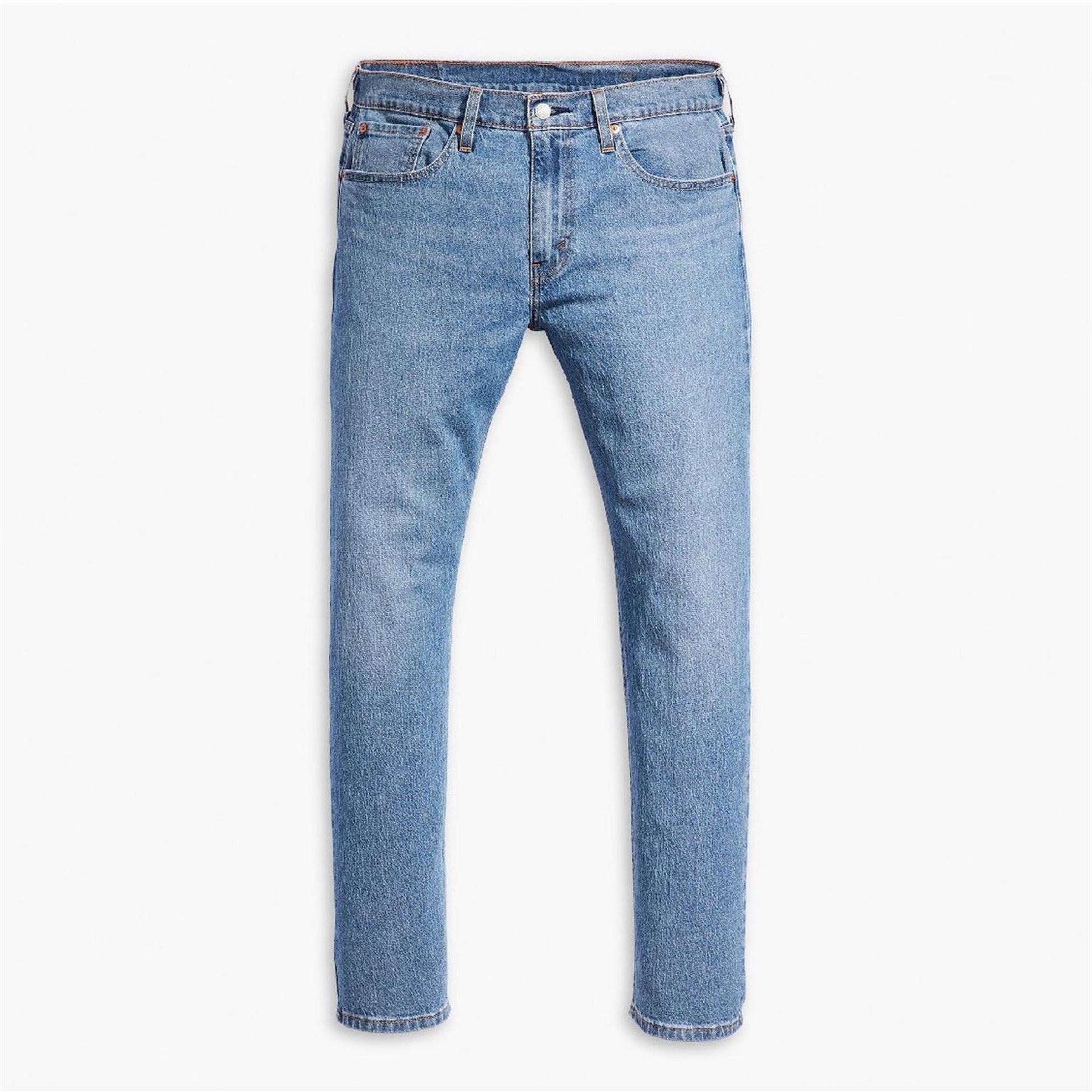Levis Men's On The Cool 502 Tapered Fit Five Pocket Jeans 34W L In Blue