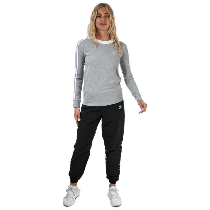 Women's adidas Originals Large Logo Regular Fit Track Pants in Black | eBay