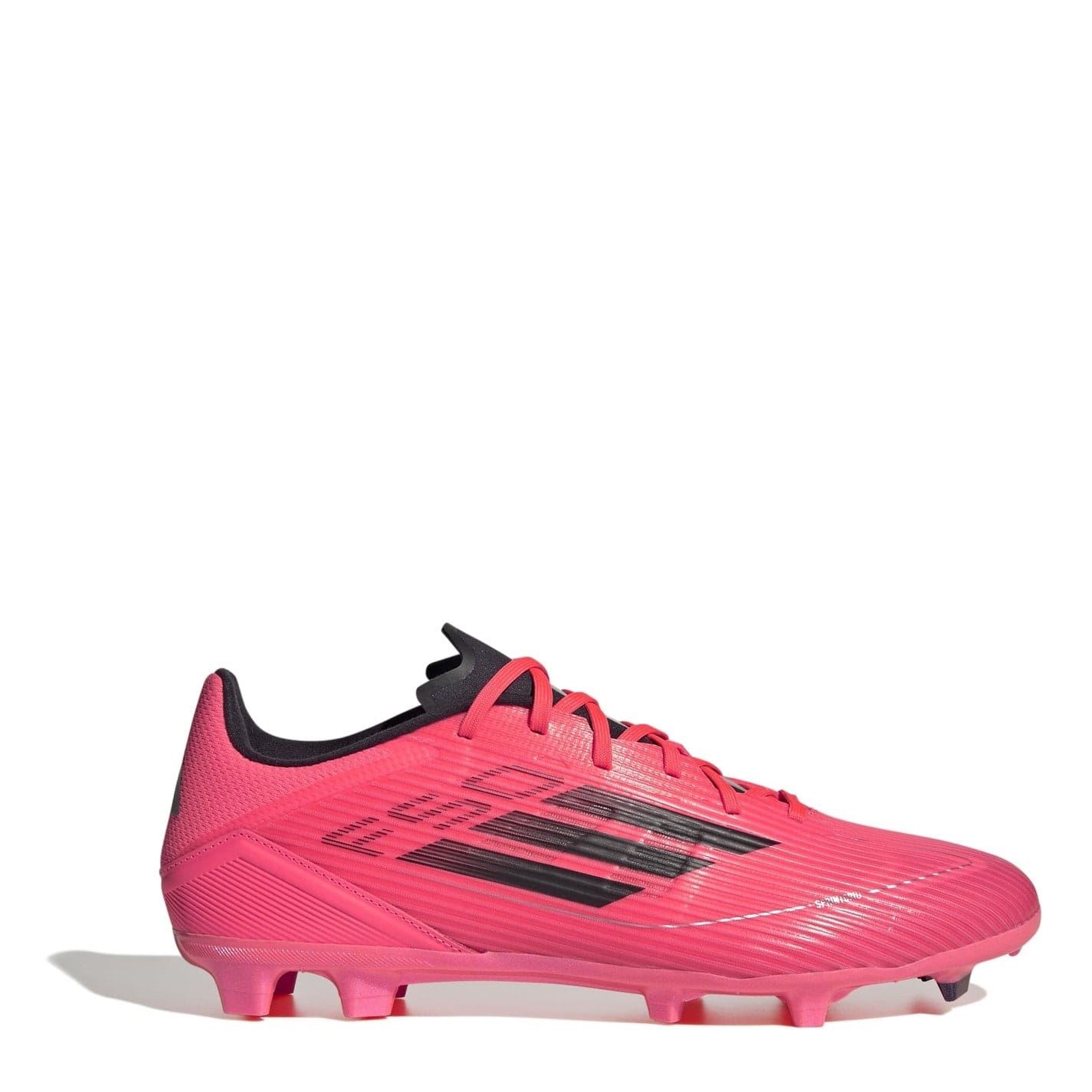 Adidas Pink Messi F50 Academy Adults Firm Ground Football Boots 9.5 (44) In