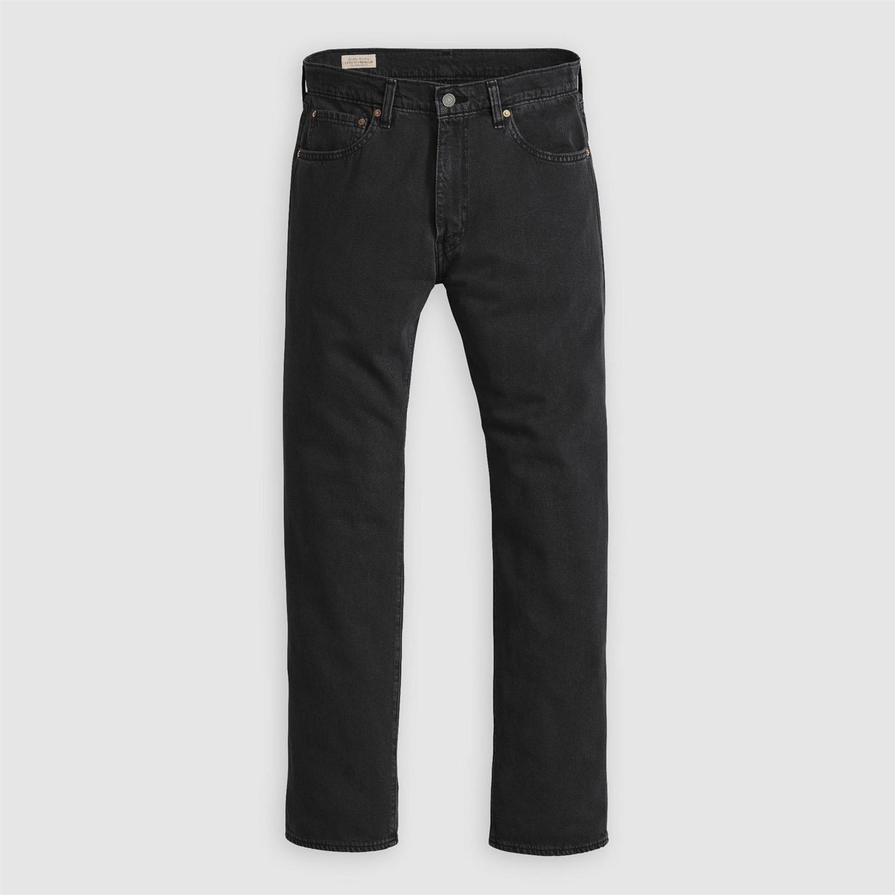 Levis Men's Birds A Feather 555 Relaxed Straight The Midni 36W R In Black