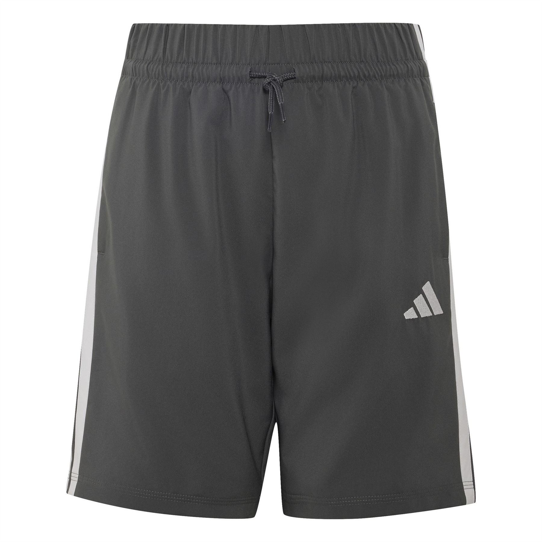 Adidas Unisex Charcoal Grey Essentials Chelsea Shorts Junior 11-12 Years In Grey