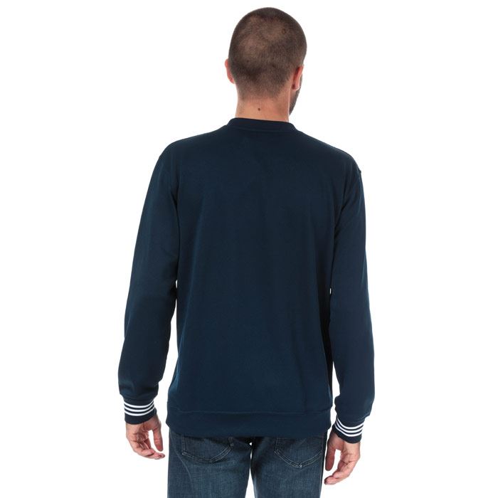 adidas pique crewneck