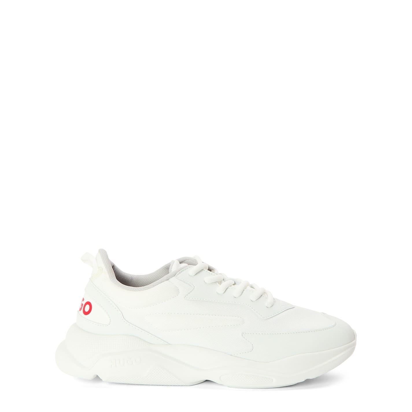 Hugo Men's Open White Leon Runners 7 (41) In White