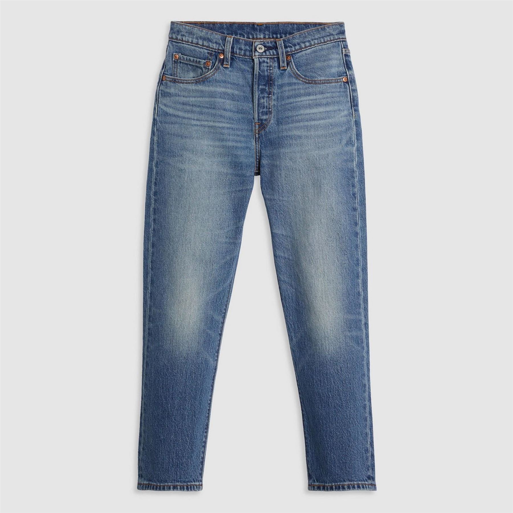 Levis Women's Scanned Answers 501 Crop Long Live The Queen 28 L26 In Blue