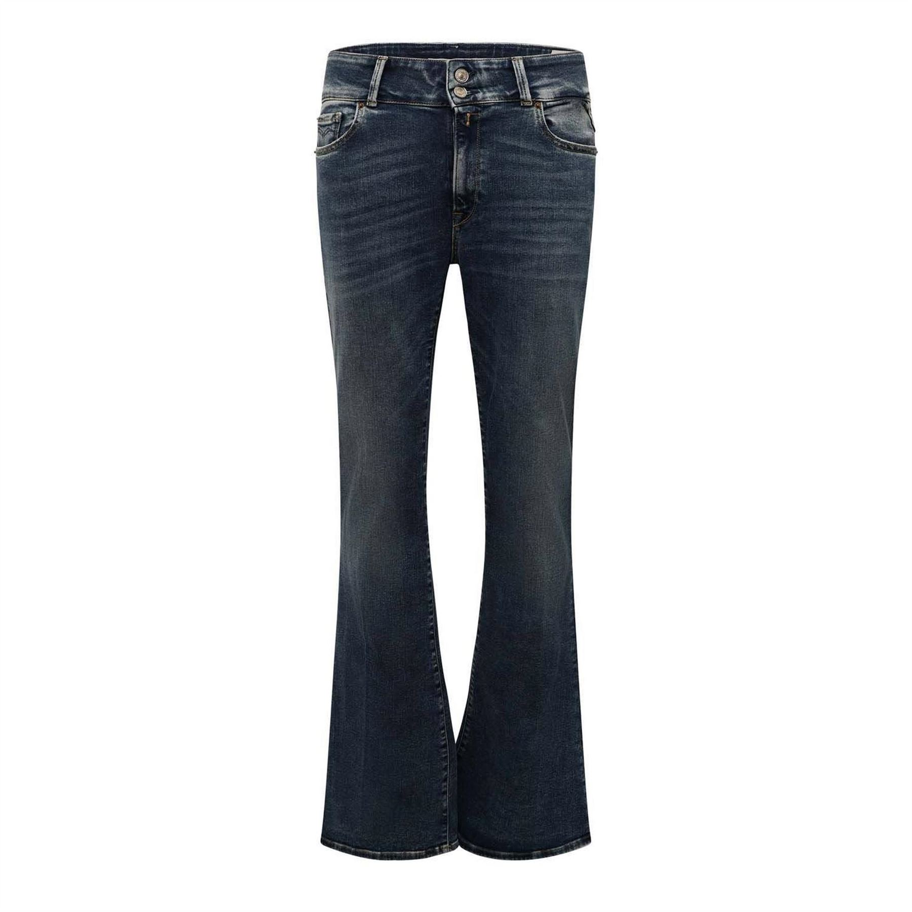 Replay Women's Blue New Luz Regular Fit Five Pocket Jeans 28 L32 In