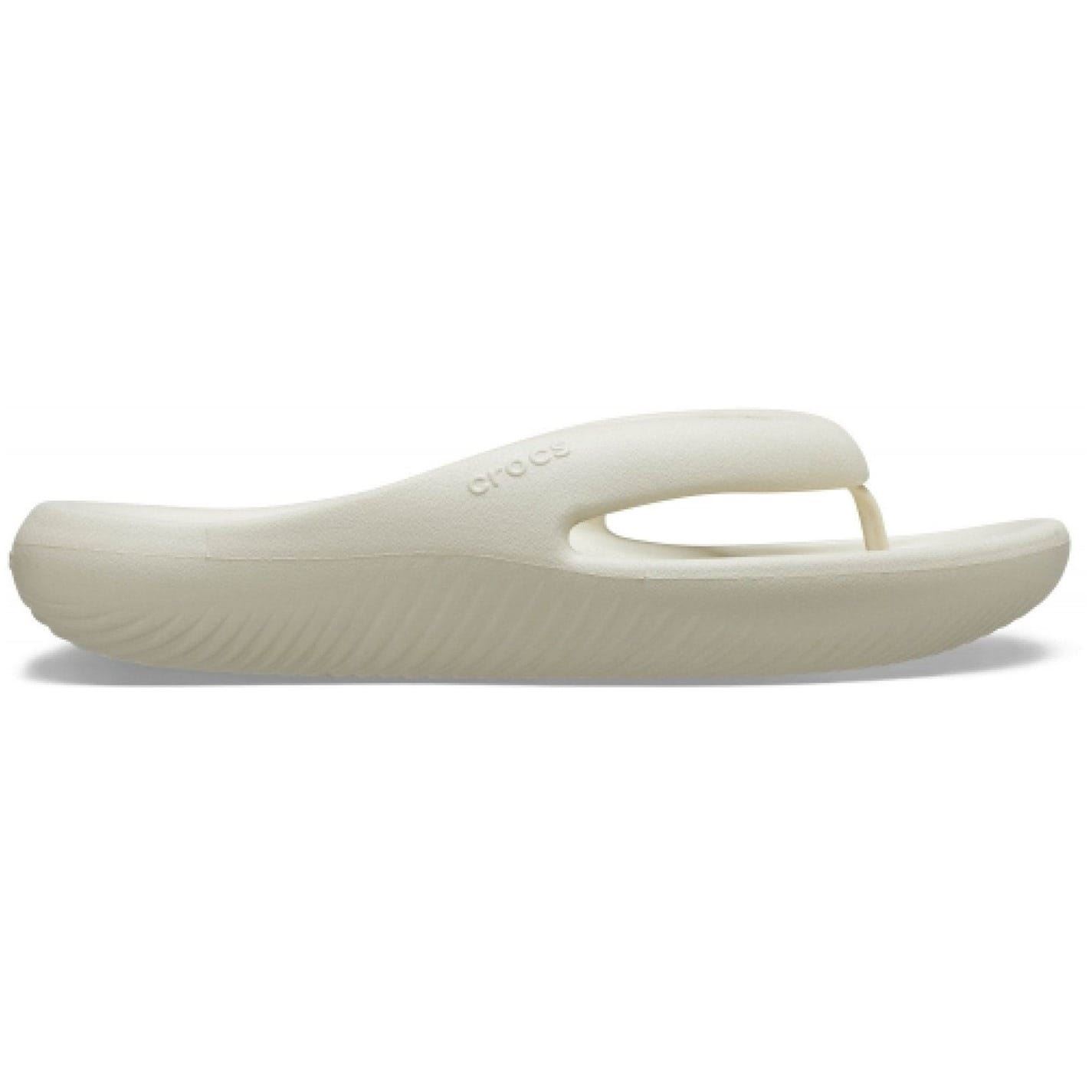 Crocs Beige Mellow Recovery Thong Toe Flip Flops 7 (41-42) In