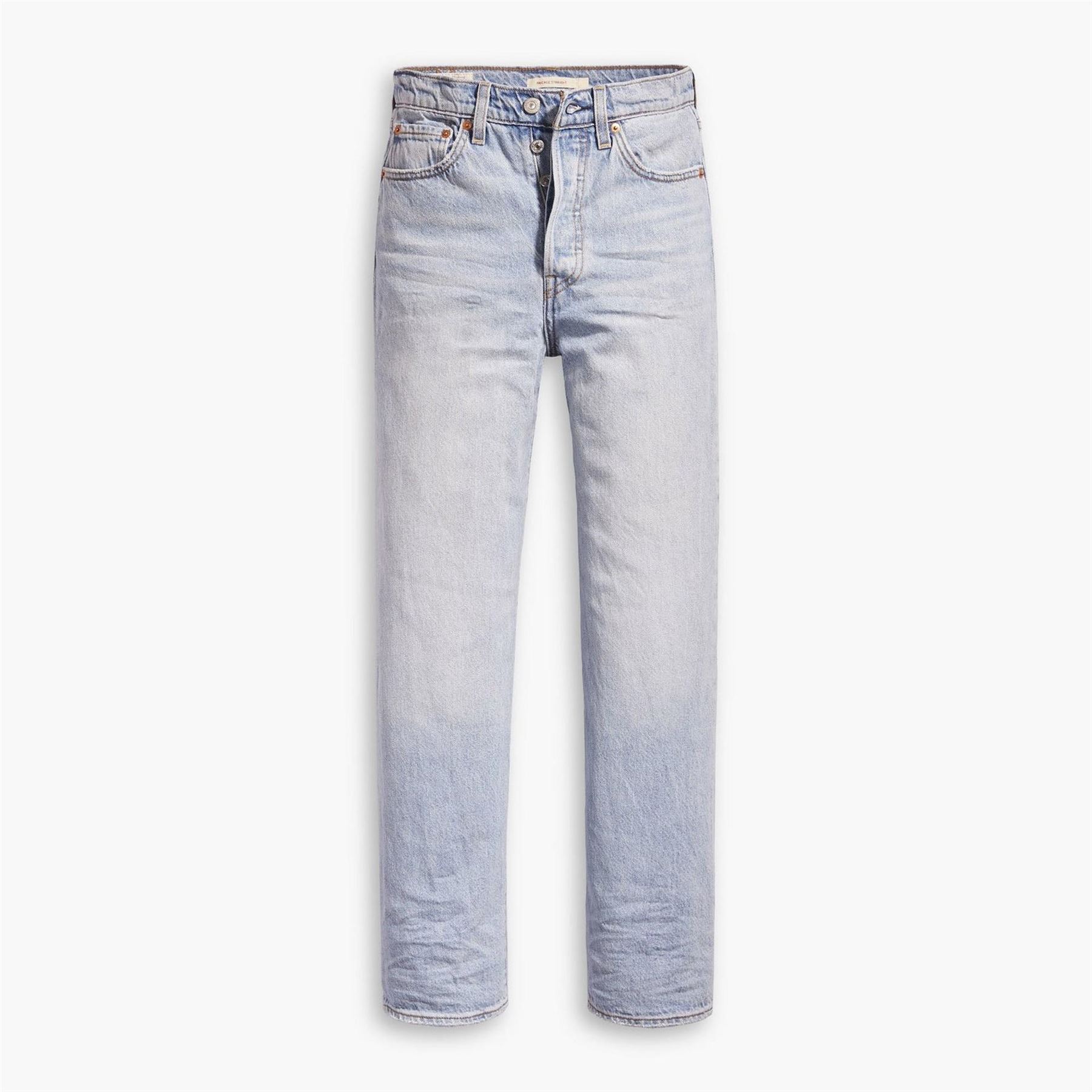 Levis Women's Middle Road Ribcage Straight Ankle Middle 30 L31 In Blue