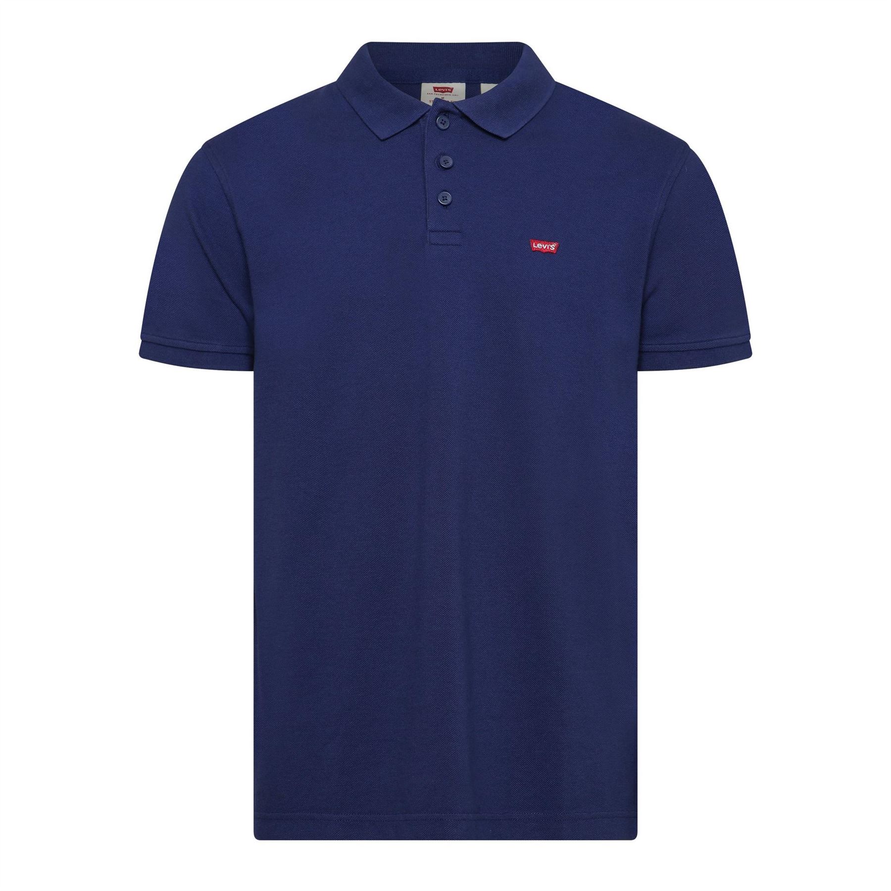 Levis Men's Blue Ribbon Housemark Polo M In Blue