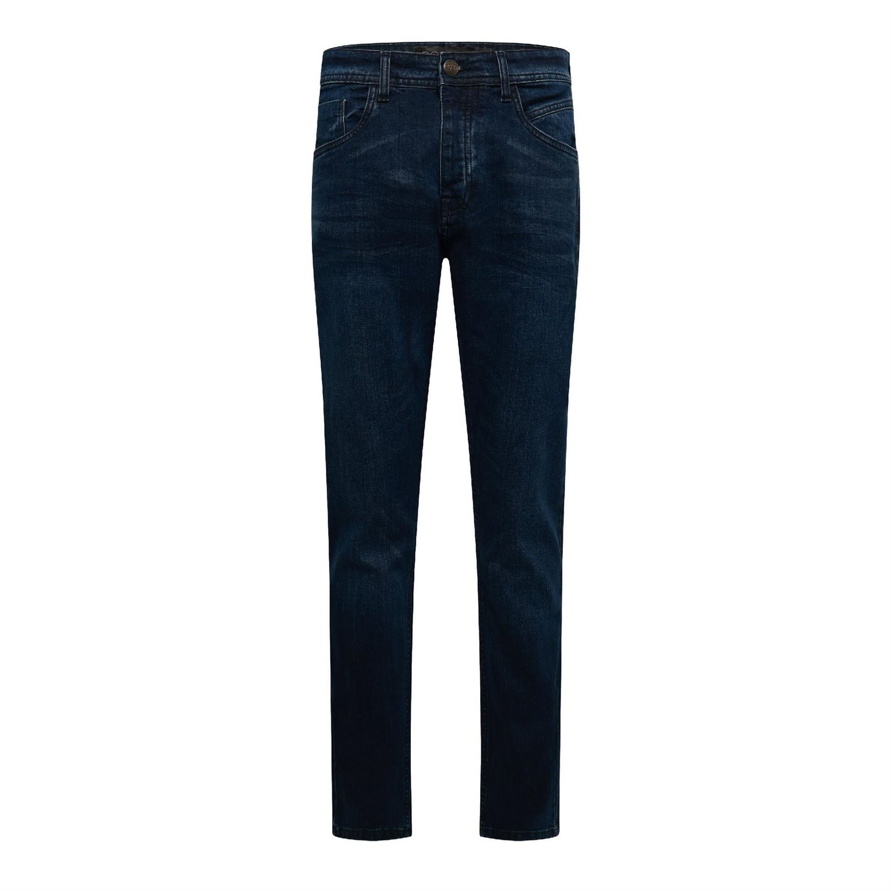 Crosshatch Men's Dark Wash Slim Fit Jeans 38 R In Blue