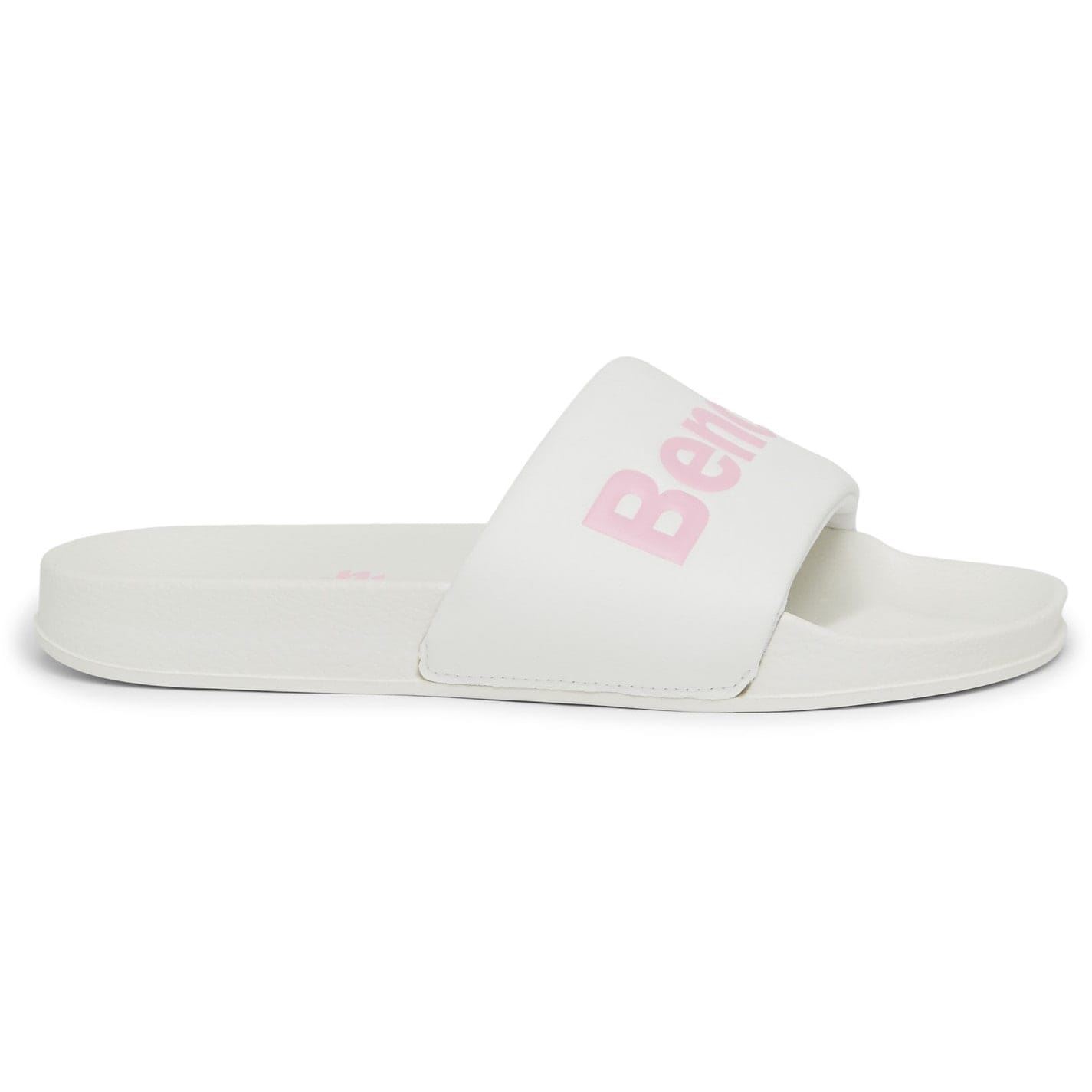 Bench White Calypso Open Toe Slides 6 (39) In