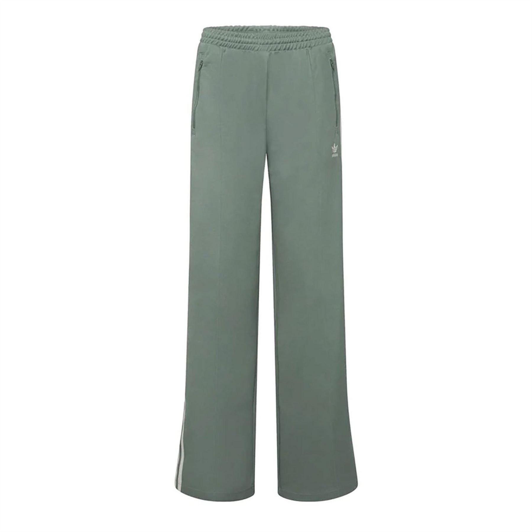 Adidas Originals Women's Green Beckenbauer Tracksuit Bottoms 16 (Xl) In