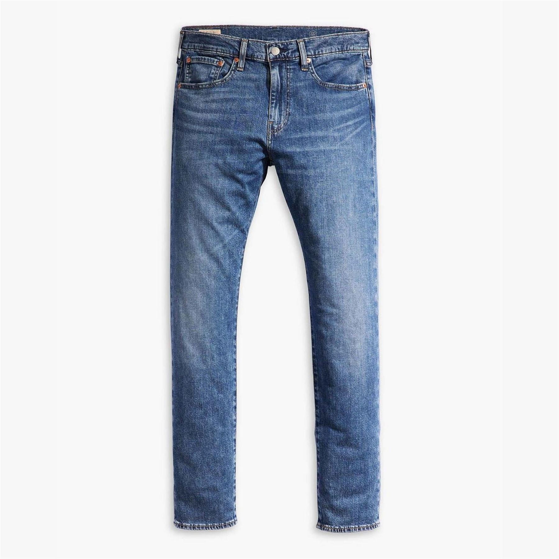 Levis Men's Blue 502 Taper Free To Be Cool Straight Leg Jeans 30W R In