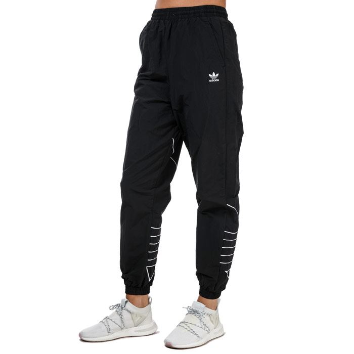 Women's adidas Originals Large Logo Regular Fit Track Pants in Black | eBay