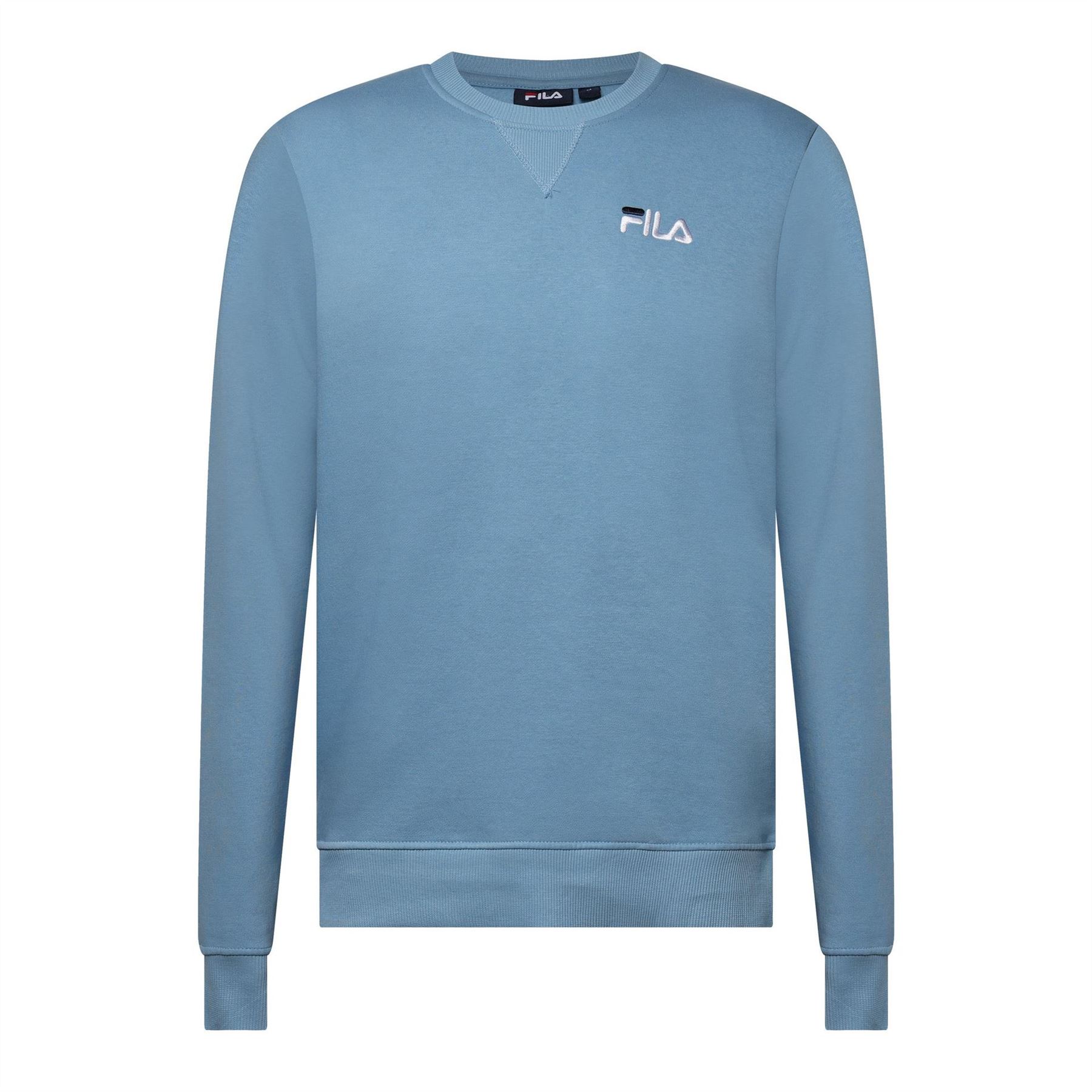 Fila Men's Glacier Lake Casper Wordmark Crew Neck Long Sleeve Sweatshirt X Large In Blue