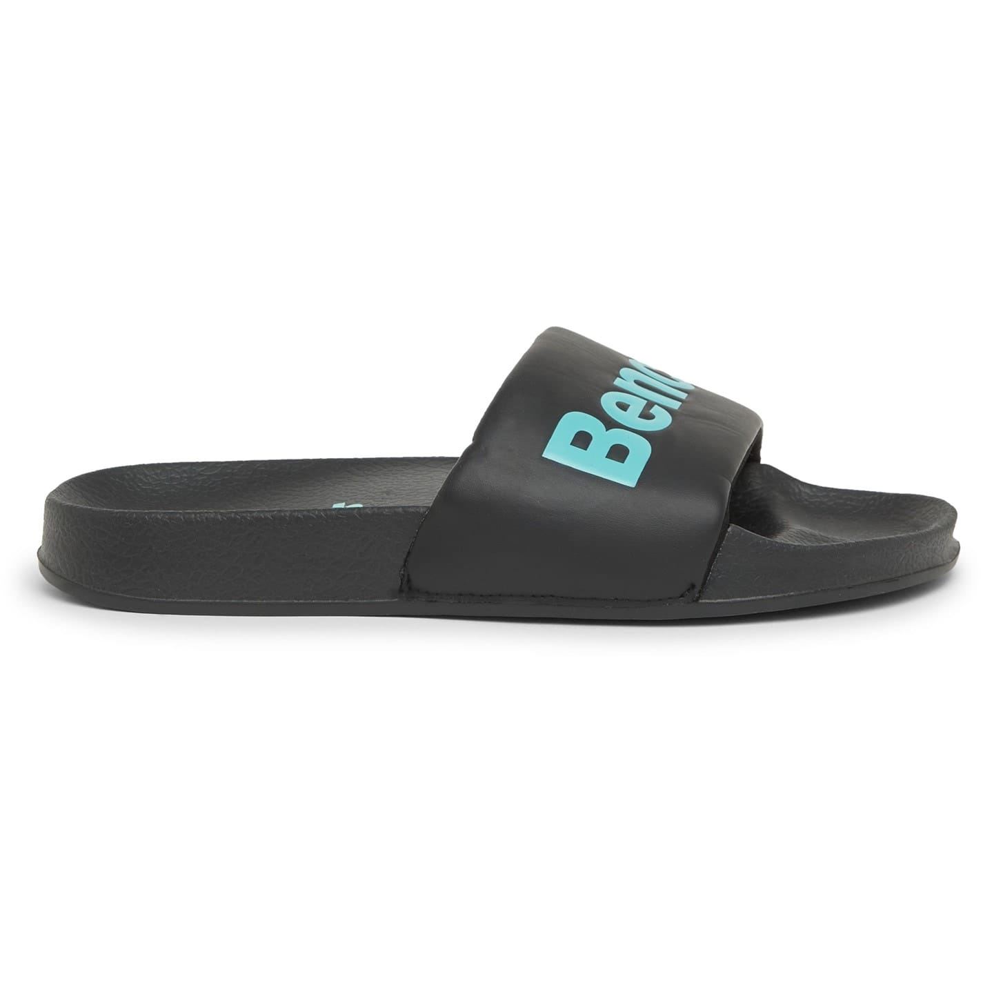 Bench Black Calypso Open Toe Slides 4 (37) In