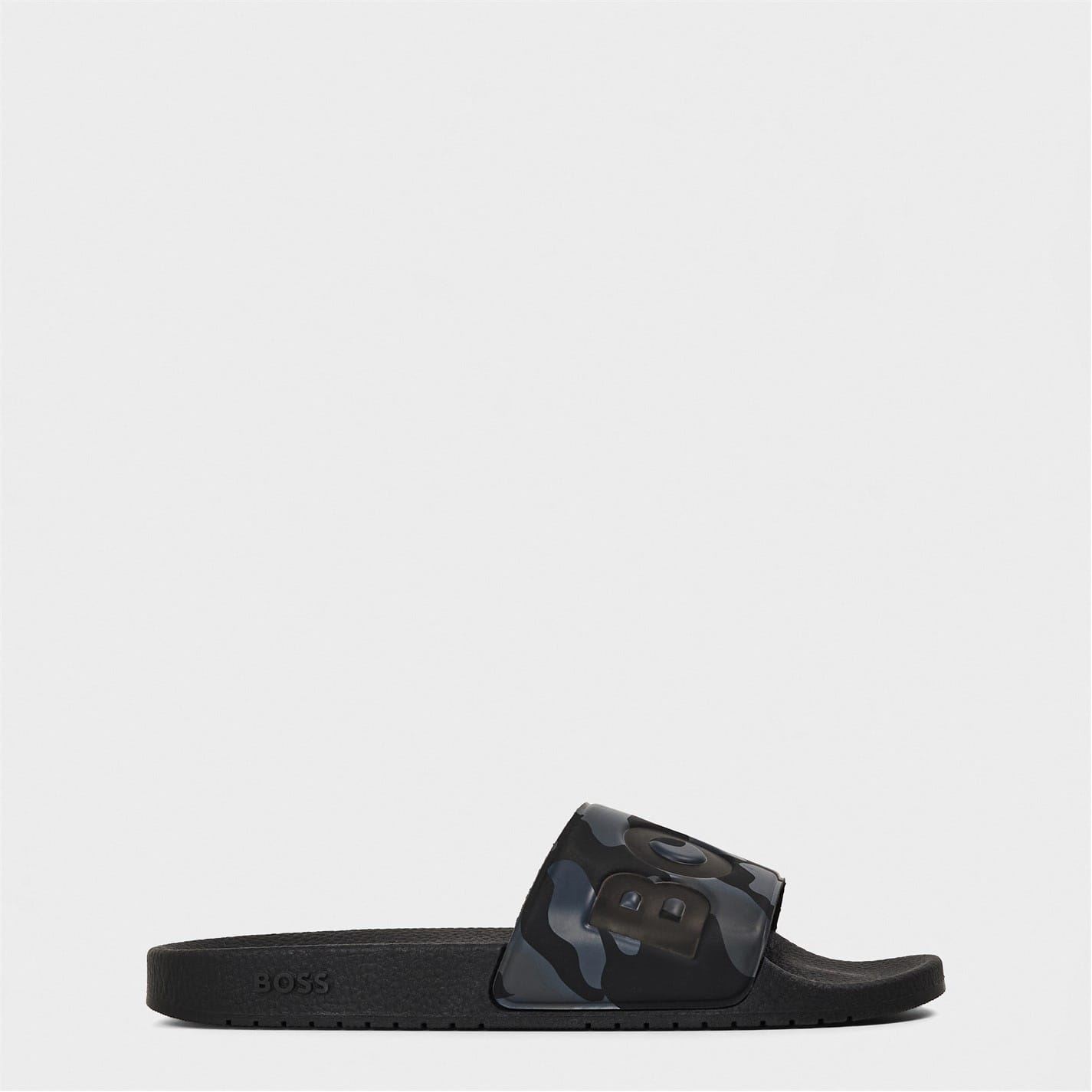 Boss Men's Black/Camo 031 Sliders 8 (42) In