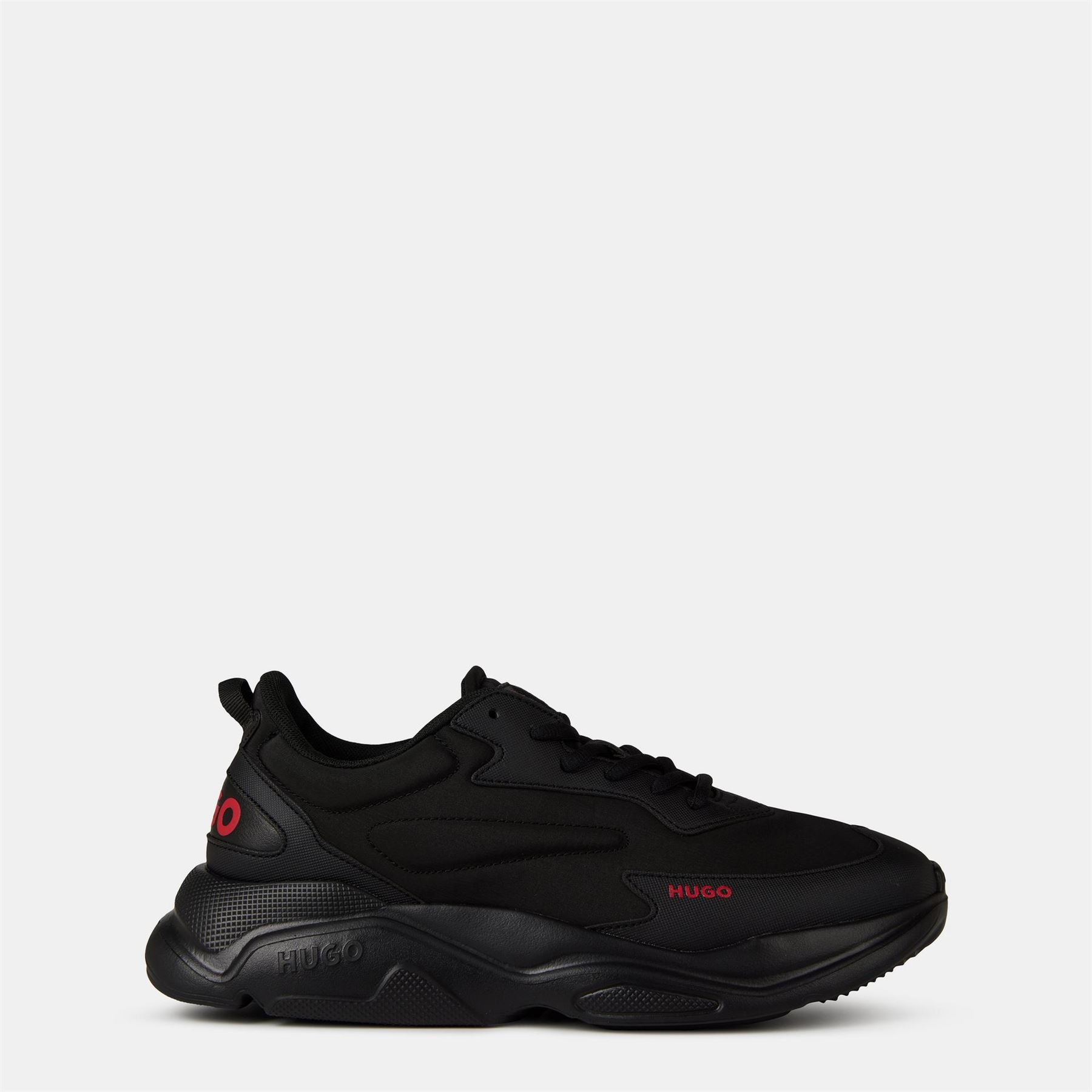 Hugo Men's Black Leon Runners 9 (43) In
