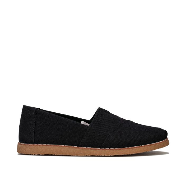 toms black on black women's canvas classics