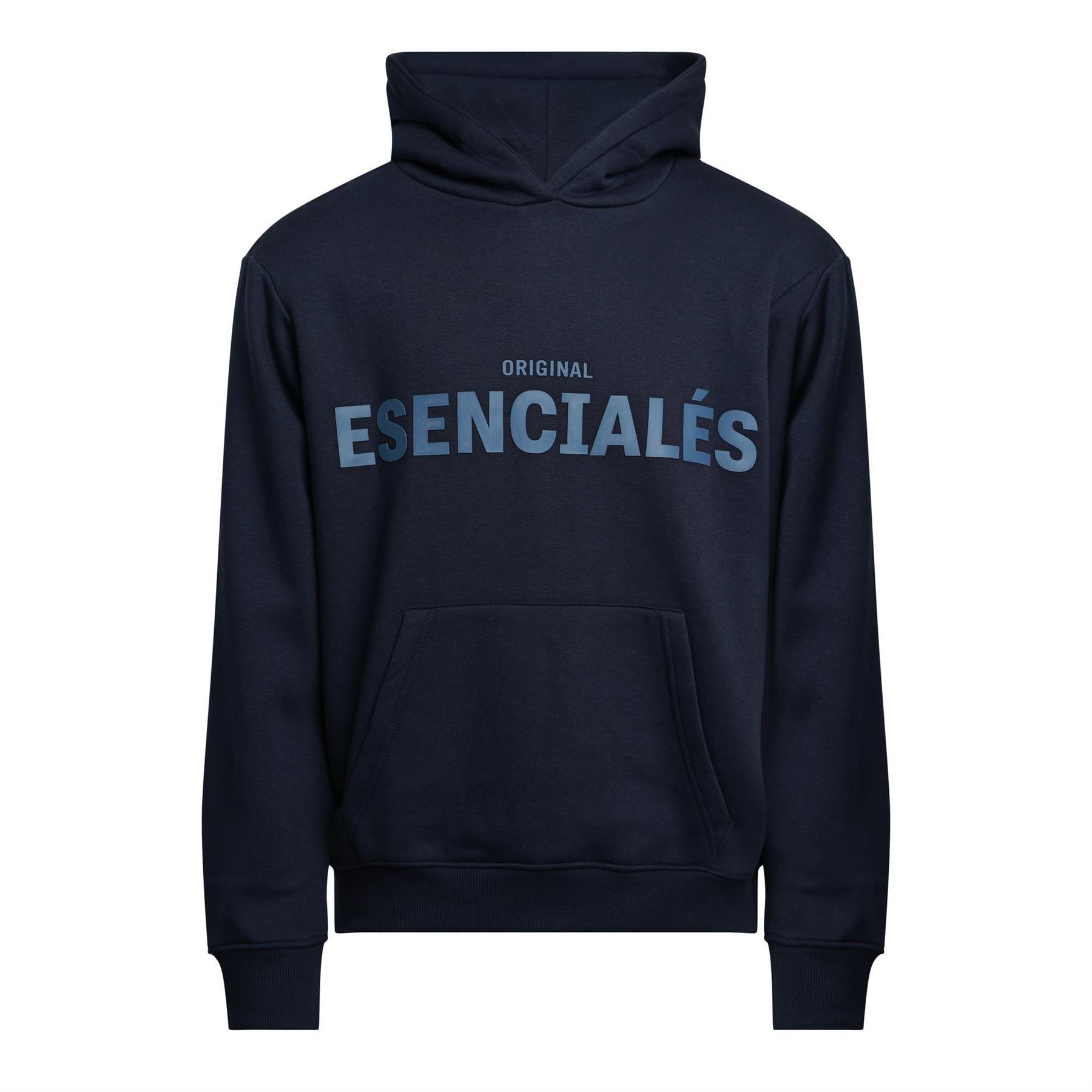 Original Esenciales Men's Navy Smith Hoodie 99 Medium In Blue