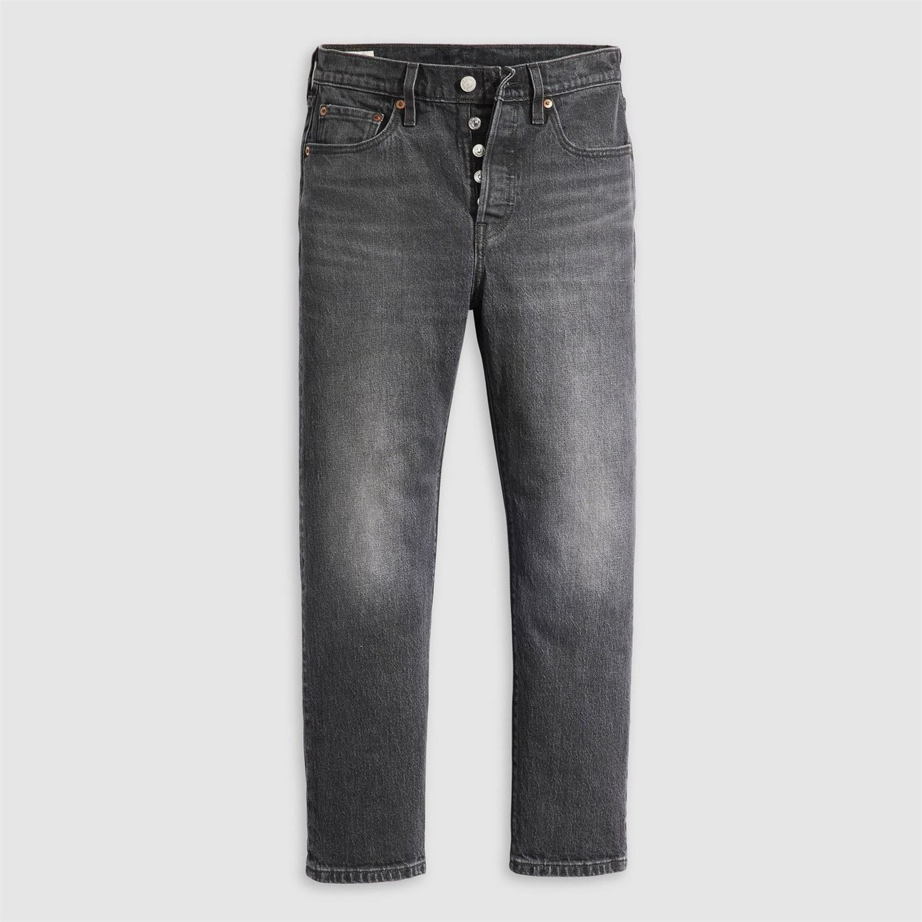 Levis Women's Long Live Queen 501 Crop Long Live The Queen 26 L26 In Grey