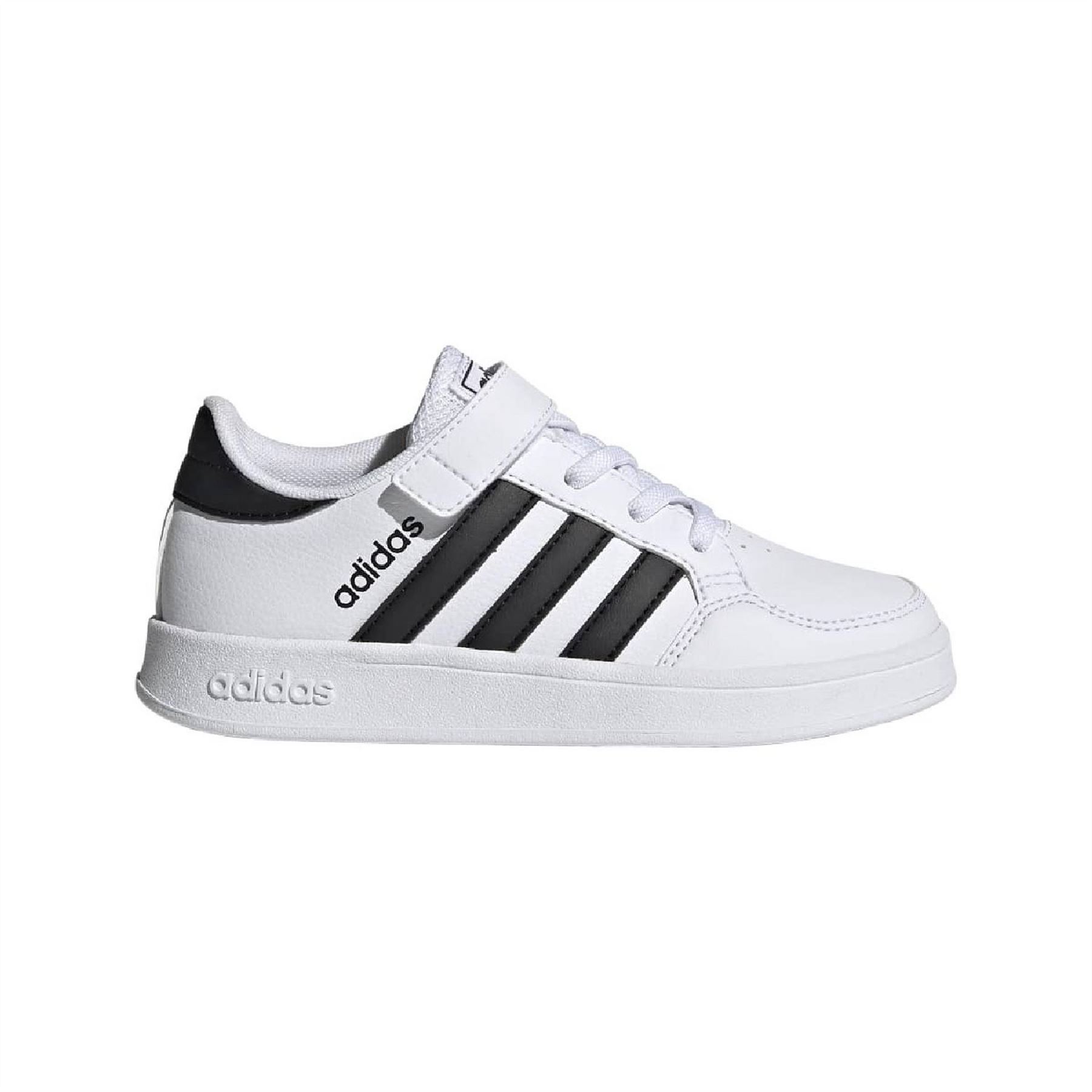 Adidas Unisex Ftwr White Juniors Breaknet Trainers C10 (28) In White