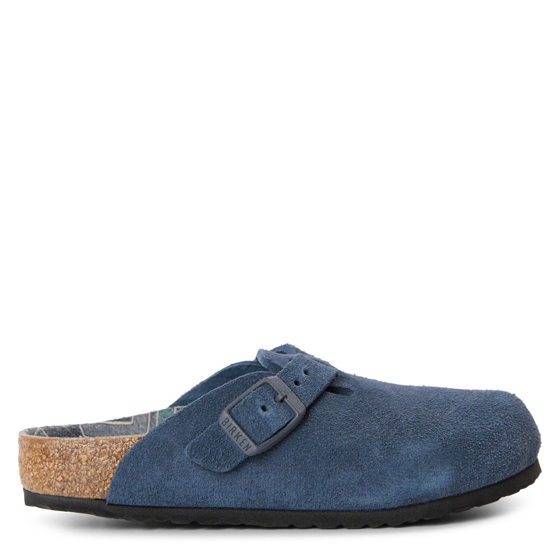 Birkenstock Unisex New Navy Juniors Boston C8.5(26.5) In Blue