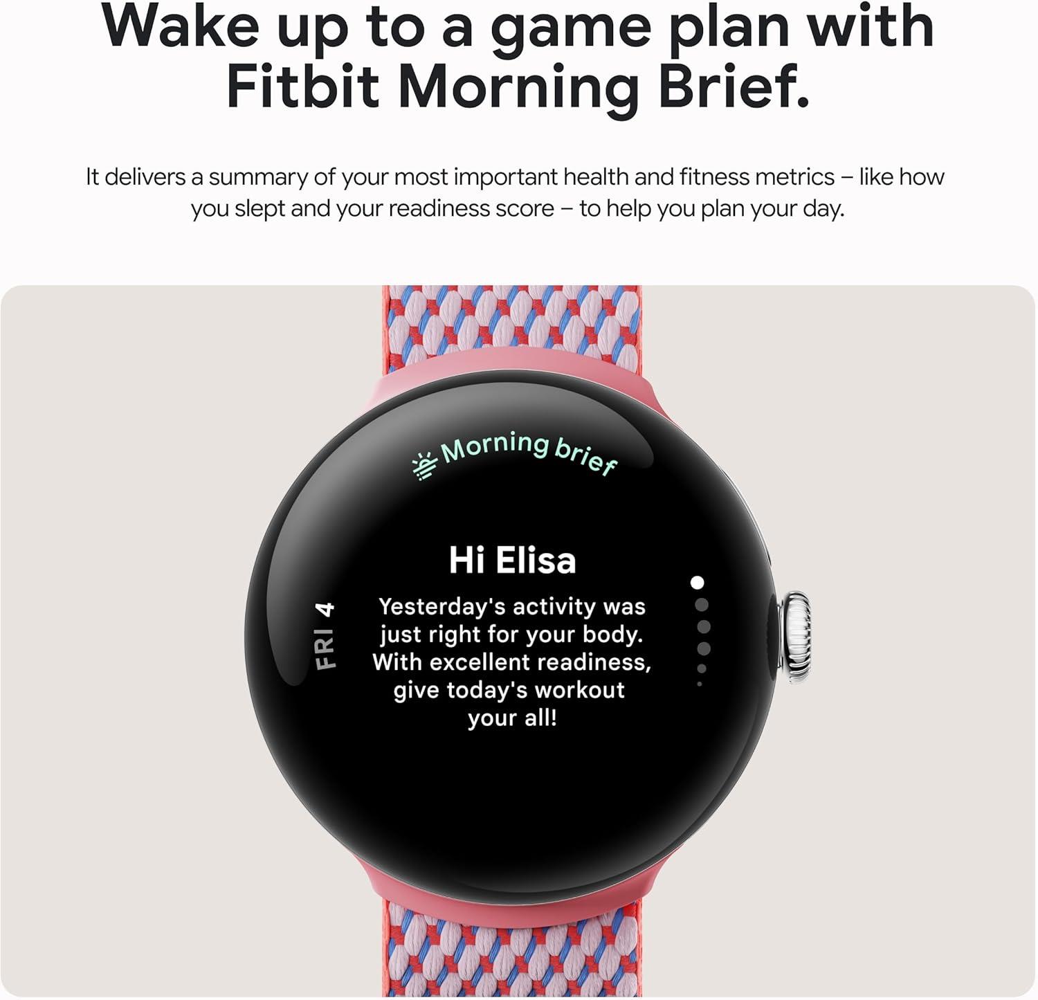 Google Pixel Watch 3 41mm / 45mm Smart Watch Odblokowany Doskonały stan - Zdjęcie 8 z 15