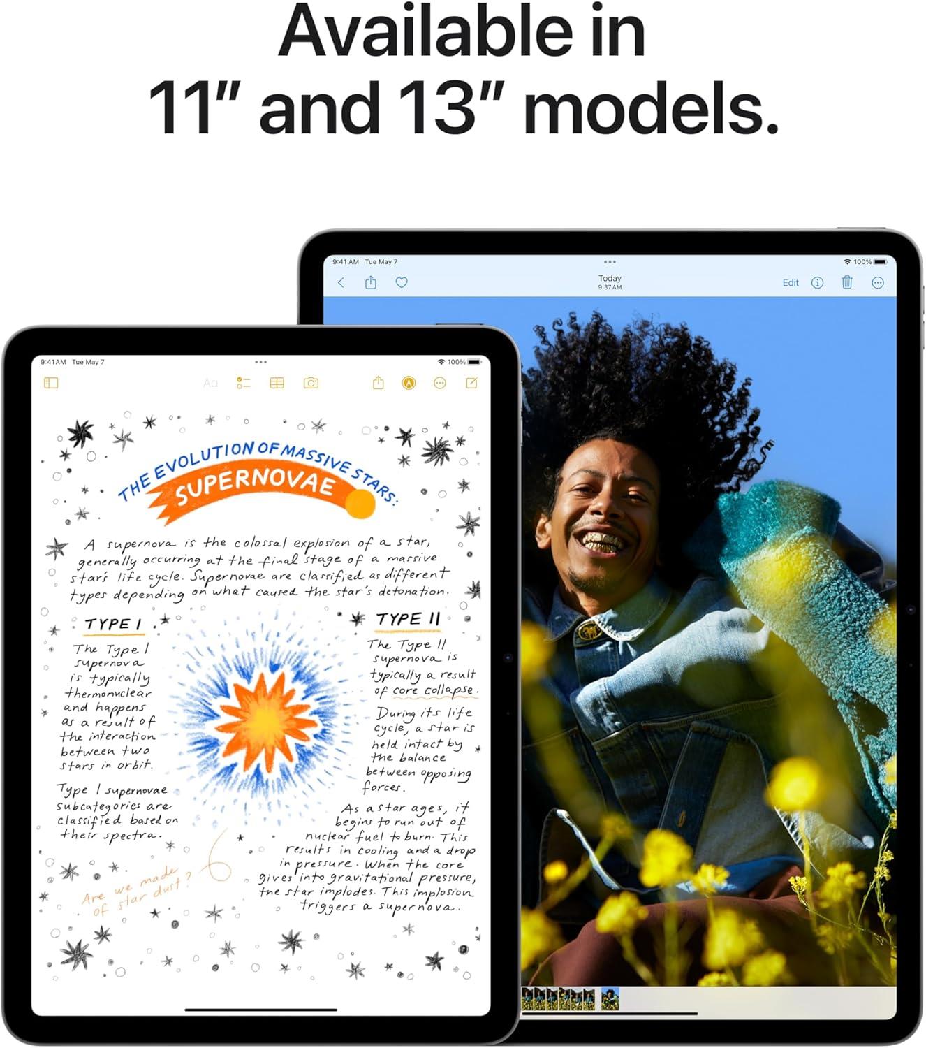 Apple iPad Air M2 13" (A2898, 6. Gen) Wi-Fi A2898 - Top Zustand - Bild 14 von 17