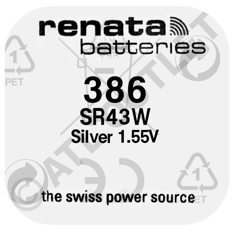 Renata Swiss Made Silver Oxide, Mercury Free Watch Battery - VARIOUS SIZES - Picture 32 of 42