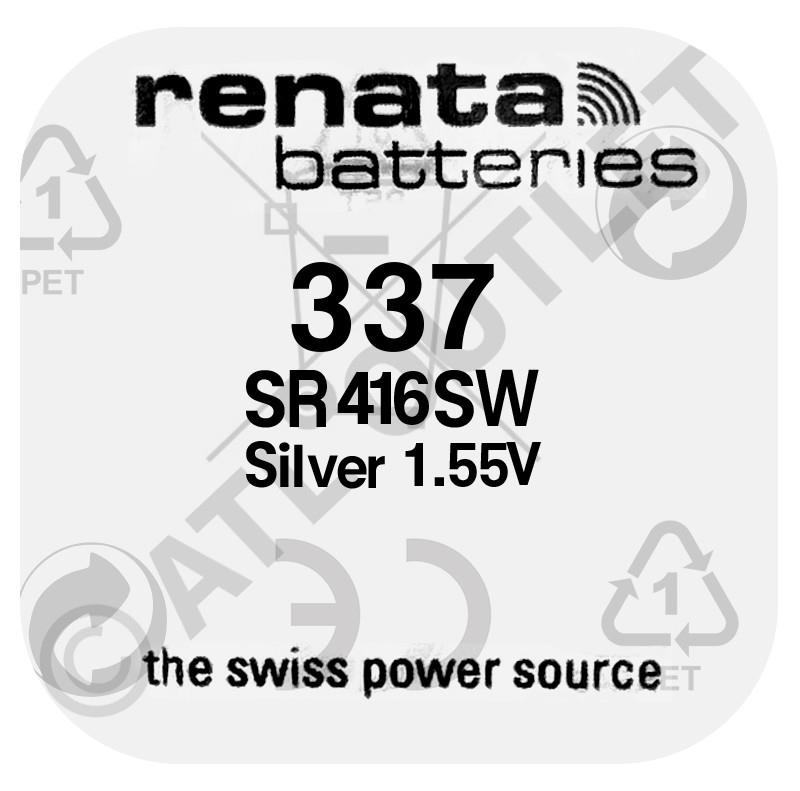 Renata Swiss Made Silver Oxide, Mercury Free Watch Battery - VARIOUS SIZES - Picture 11 of 42