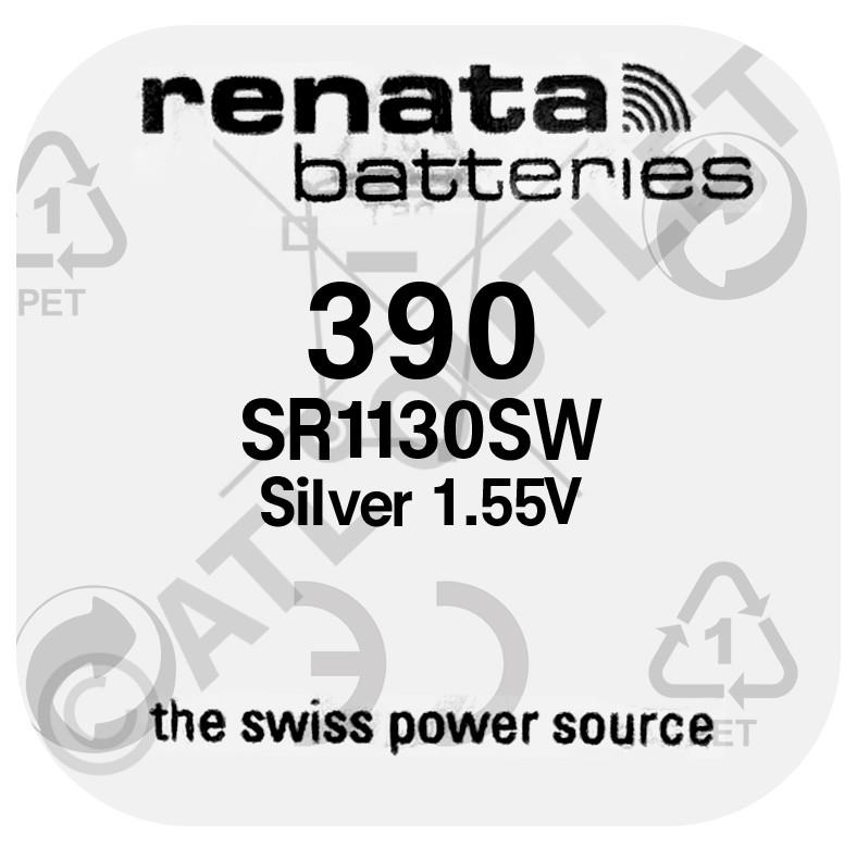 Renata Swiss Made Silver Oxide, Mercury Free Watch Battery - VARIOUS SIZES - Picture 34 of 42