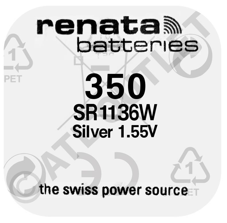 Renata Swiss Made Silver Oxide, Mercury Free Watch Battery - VARIOUS SIZES - Picture 16 of 42